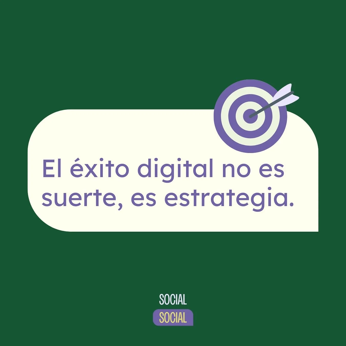 No necesitas suerte, necesitas un plan. ✨: objetivos claros, contenido atractivo y una estrategia que conecte con tu audiencia. 🚀 Te ayudamos a llevar tu negocio al siguiente nivel. 💬