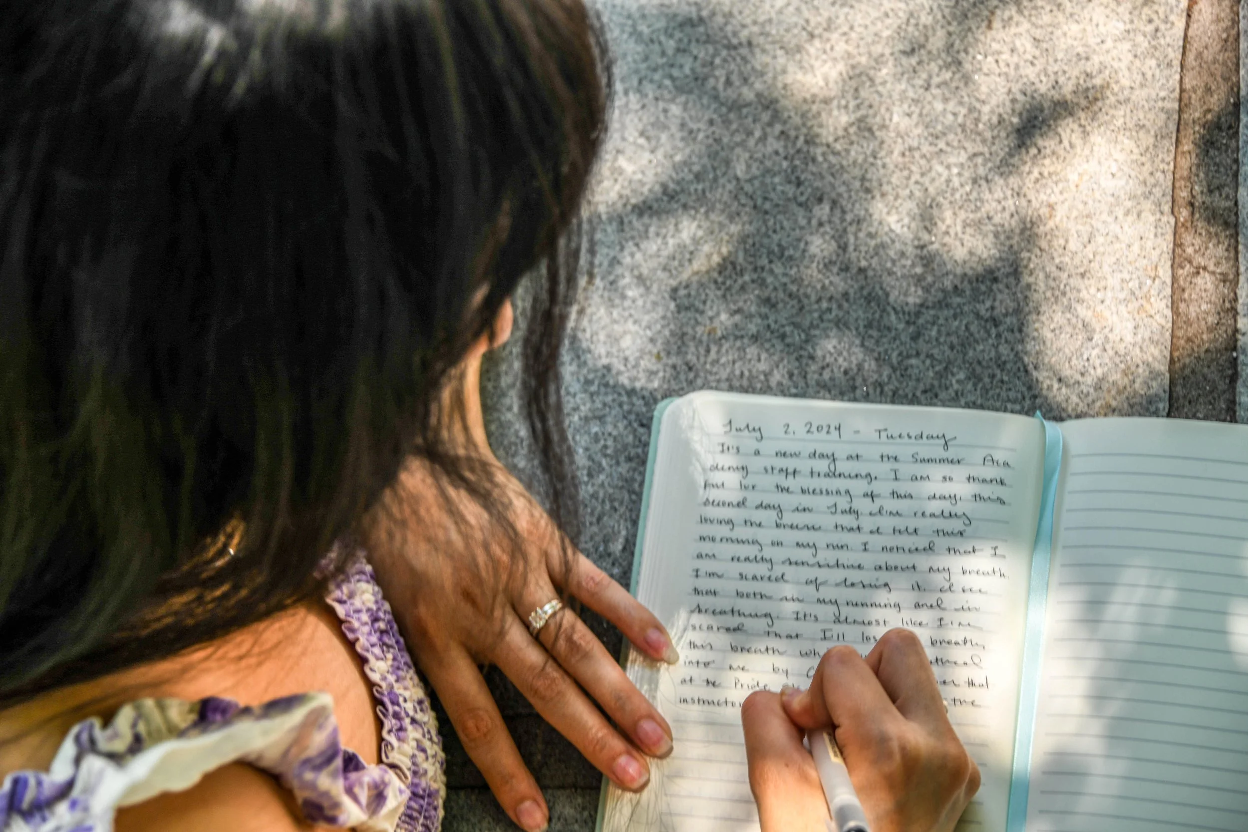 One of my coworkers that does a lot of journaling and journaling is part of her spirituality and everyday life, and that's how she practices her spirituality.     — Alan-Joshua Carrasco