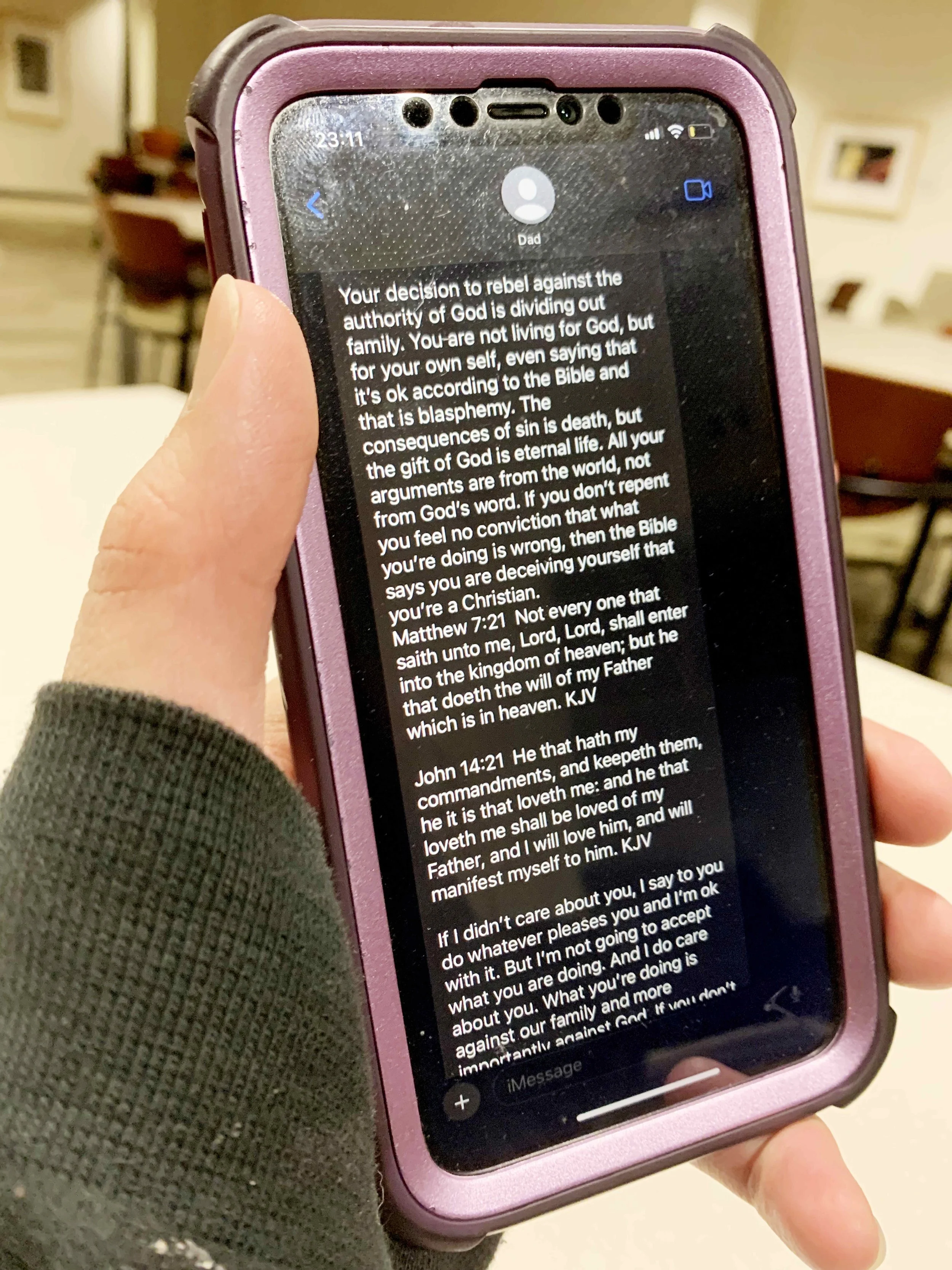"Since I realized I was trans, I knew that being rejected by my family was inevitable. It's been about a year since my father formally decided to disown me and ex-communicate me almost completely. His version of devout Christianity just didn't have r