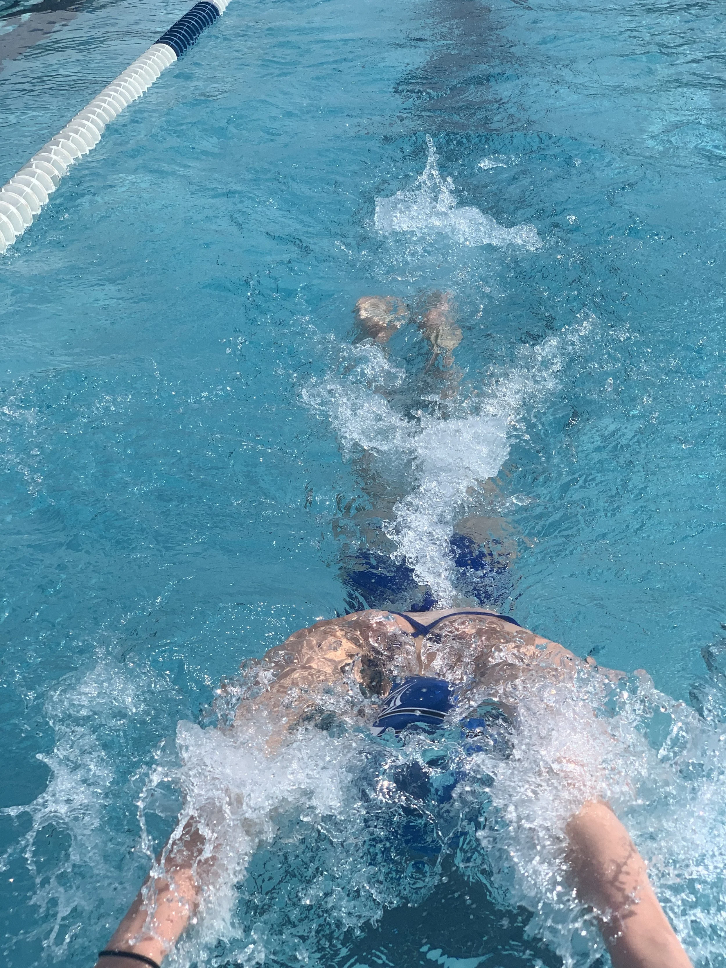 Water is an incredible element in so many ways. The weightlessness one feels while swimming, coupled with the burning in your lungs and muscles has power to be nearly transcendent. The rhythmic patterns of breathing often leaves one feeling relaxed a
