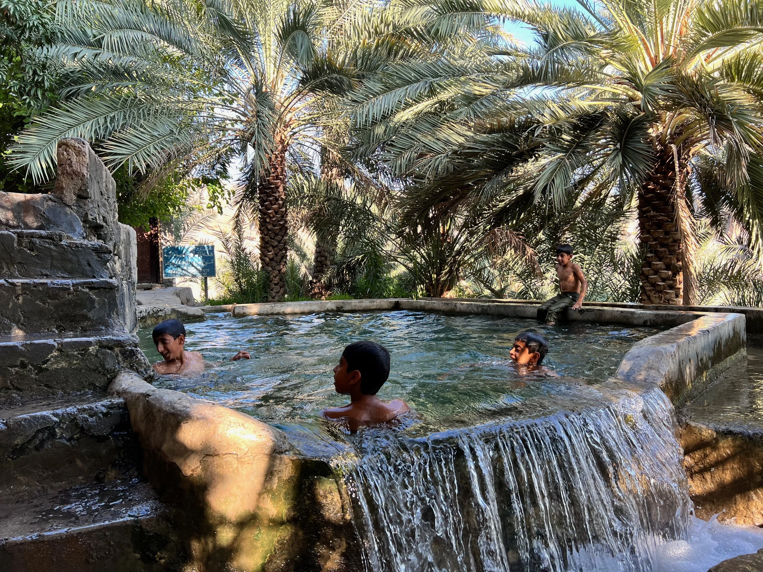 This image represents the beauty in humanity and the representation of God in nature. The experience of witnessing these boys playing the the pool helped reinforce the idea that there are so many more similarities between us than we realize. — Grace 