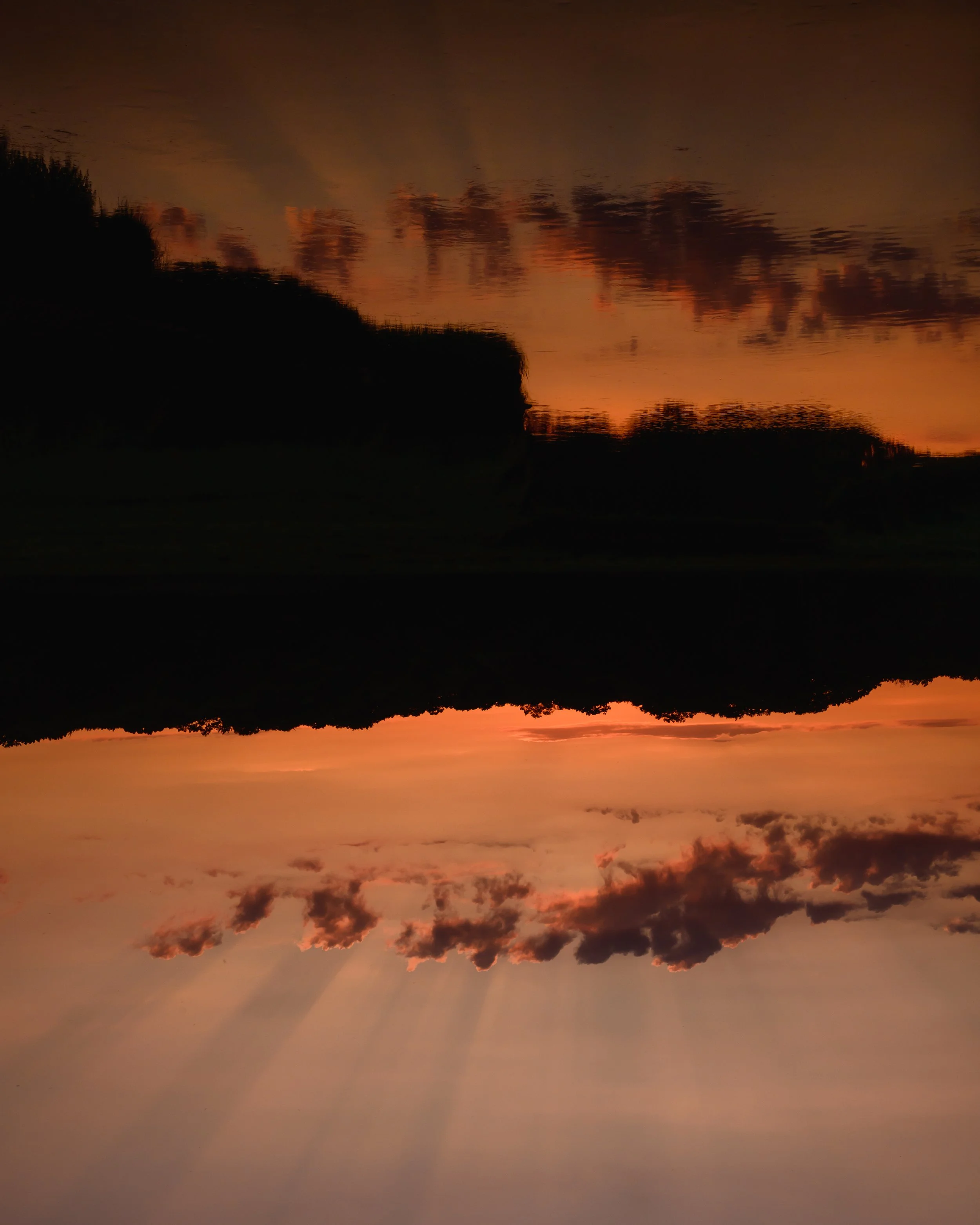 The God rays over the marshes convey the feeling of wonder that I feel in nature, but also specifically at the golden hour.    

You feel like that light, that light feels like an expression of sacred to me. That we are gifted this. Especially in New