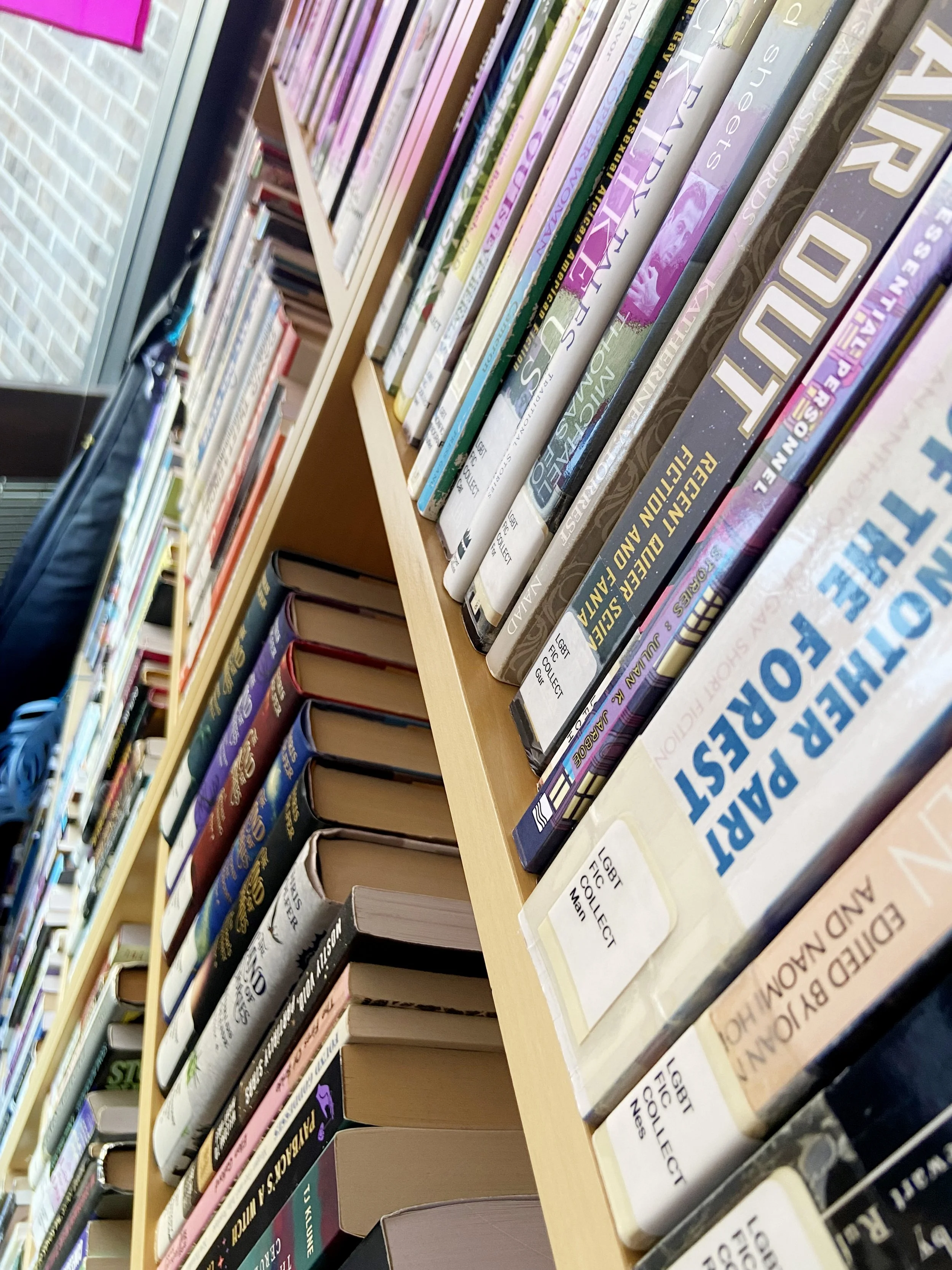 "Growing up, I didn’t have a lot of exposure to LGBT books, fiction or non-fiction. Every reference was treated with a great deal of sterility and distance if not complete dismissal. So to find out we had an entire little library on campus dedicated 