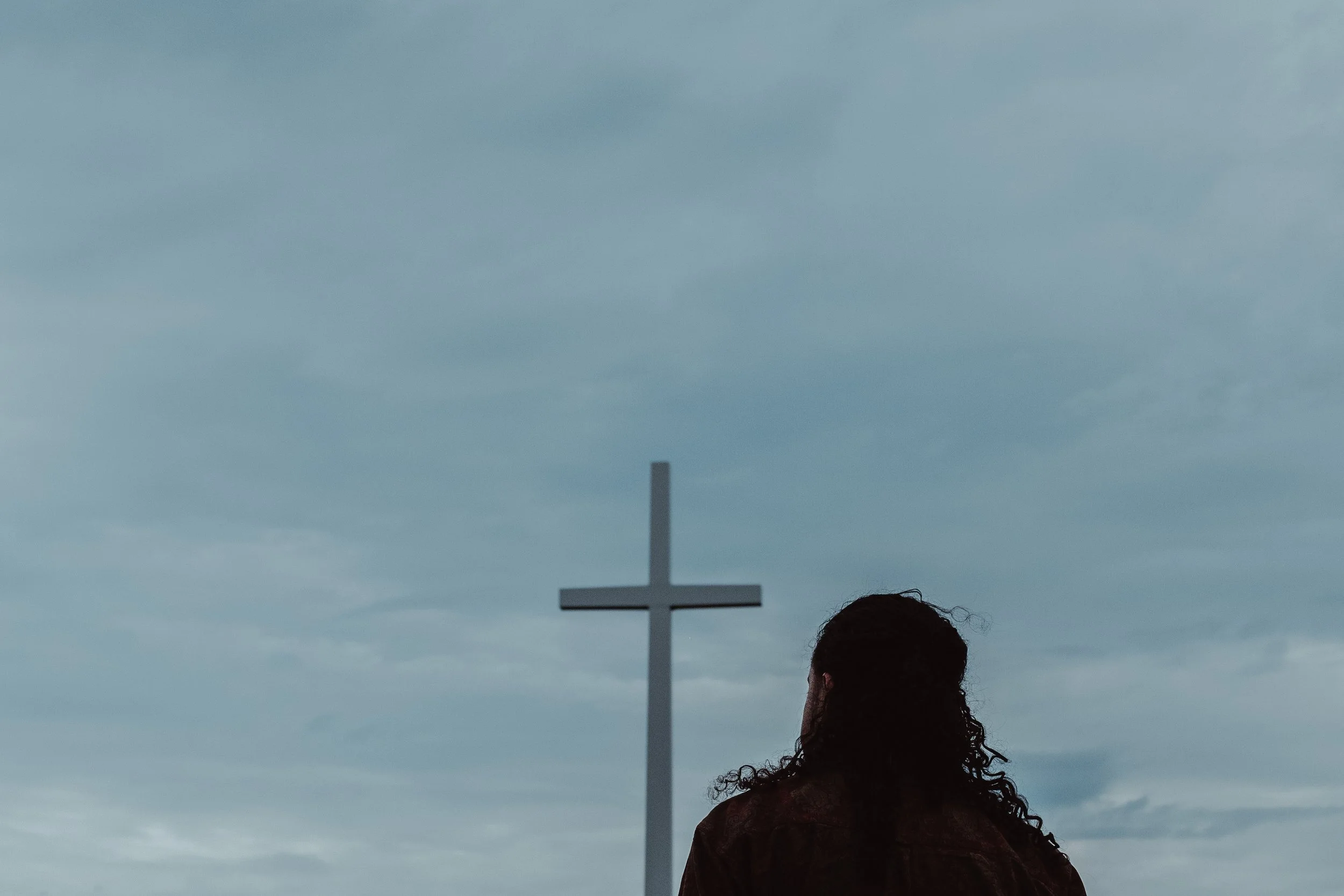 We went on a little road trip recently and there's this huge cross, you could see it for miles away and I was like, oh my gosh, we have to stop and take pictures for this project. It just was so unique. I'd just never seen a cross that big at a churc