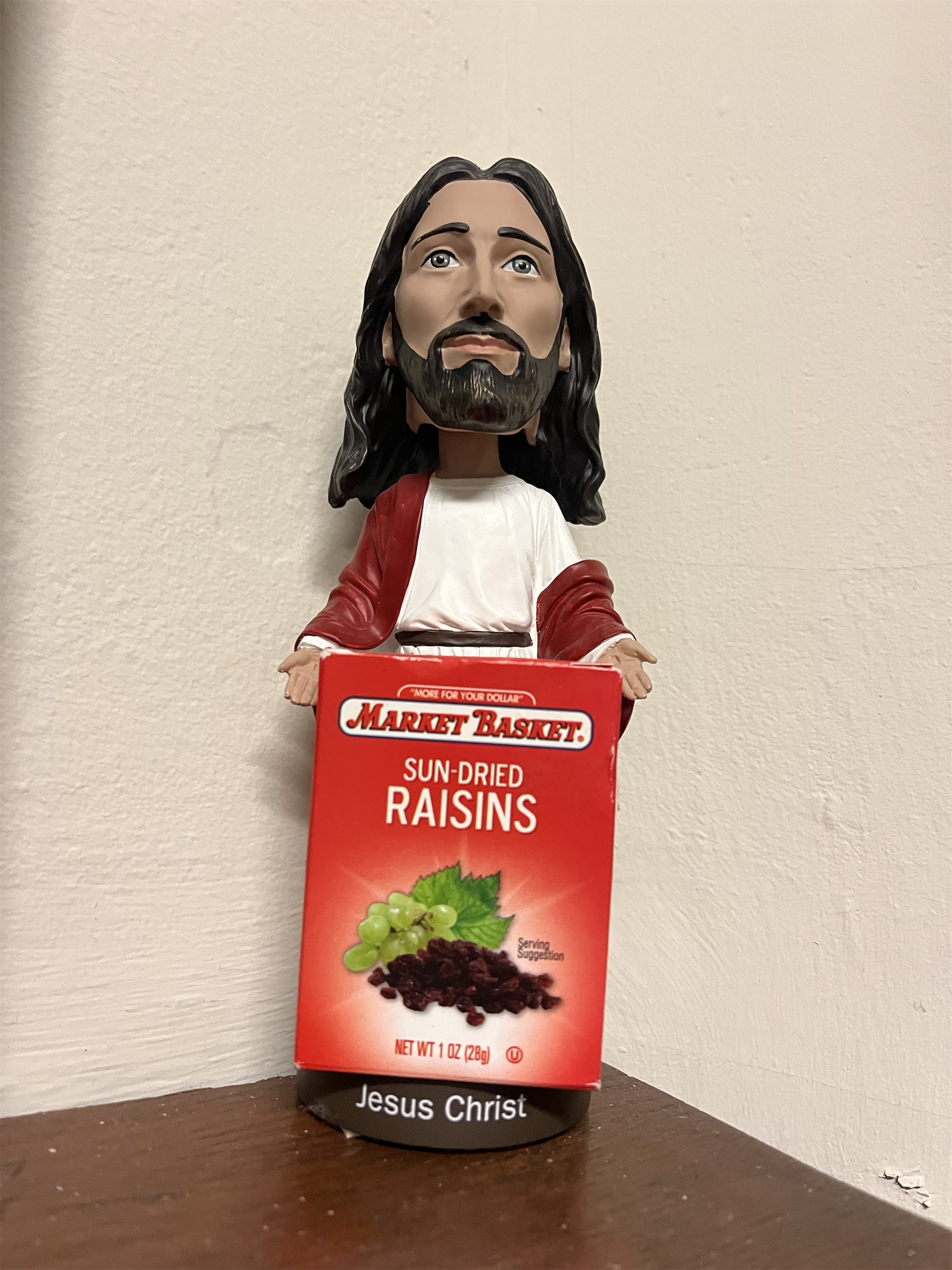 "It is unfair to treat our faith as stale and lifeless. We are allowed to take ourselves less seriously... and raisins."

- Gracie