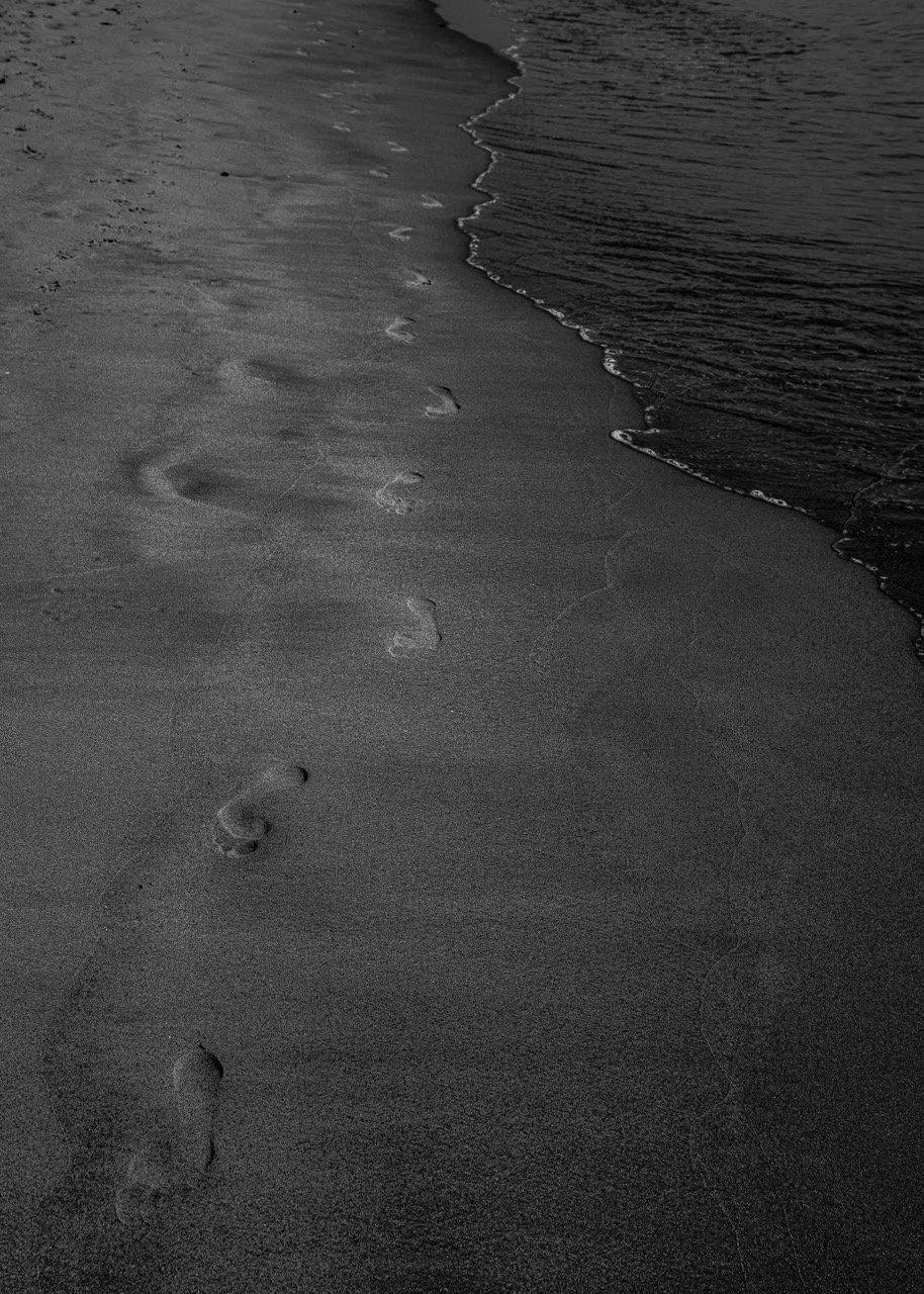 There was a poem growing up, about a man who had passed away. He looked back on his life, and he could see the events of his life, along the beach. And there were his footsteps and the footsteps of God beside him.    

But at the most difficult point