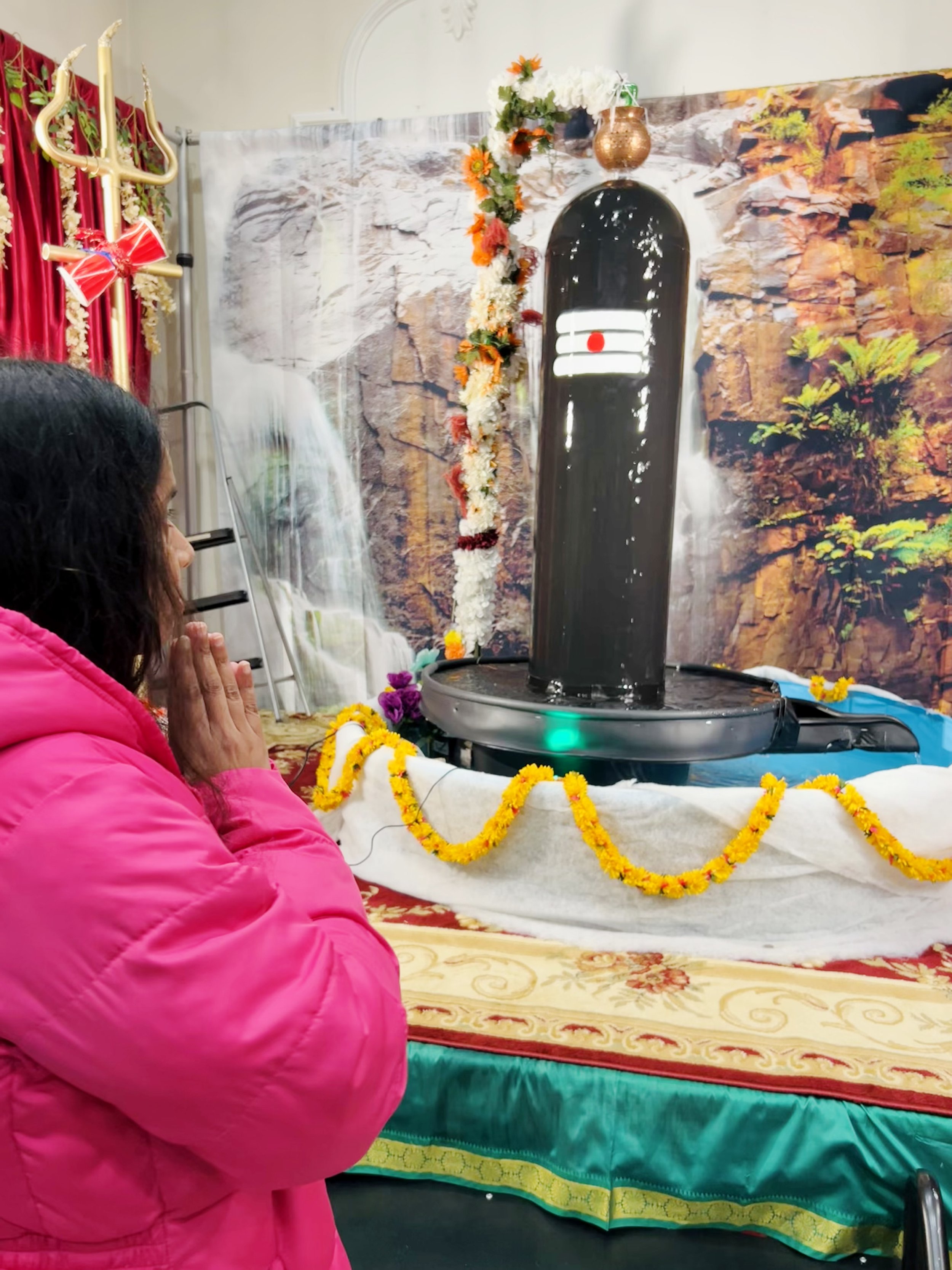 "This picture captures a moment of profound personal significance as I pray to Lord Shiva during Mahashivaratri after fasting for the entire day. It symbolizes the essence of devotion and austerity that define this sacred occasion, resonating deeply 