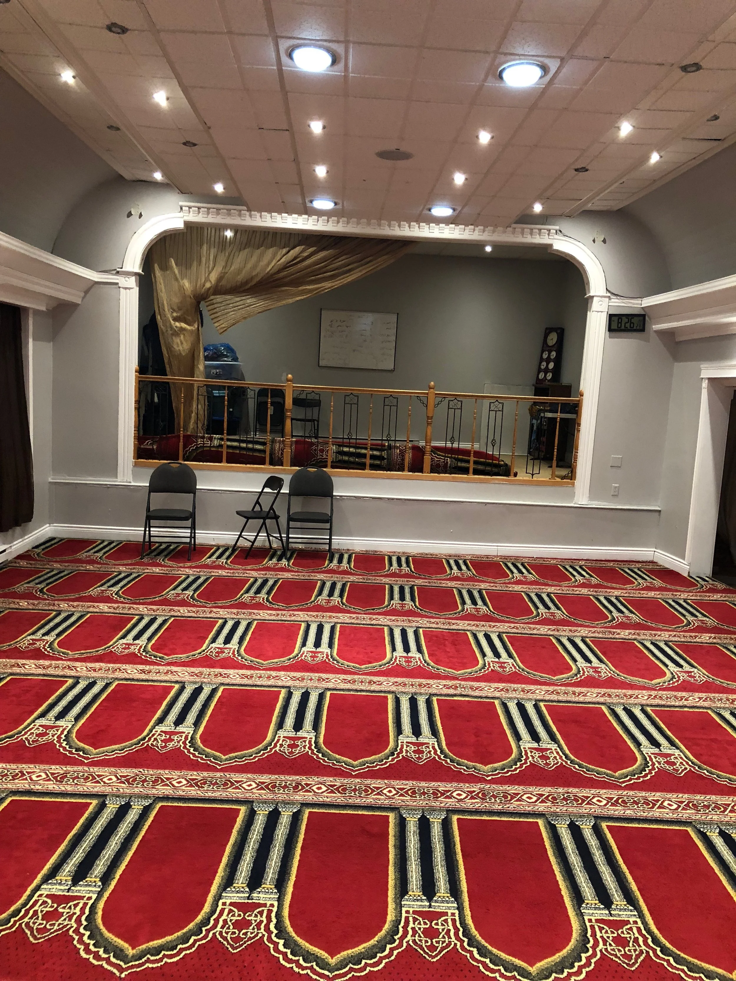 The Muslims in Fredericton need a bigger mosque in which to pray in a special way.    

— Abeer