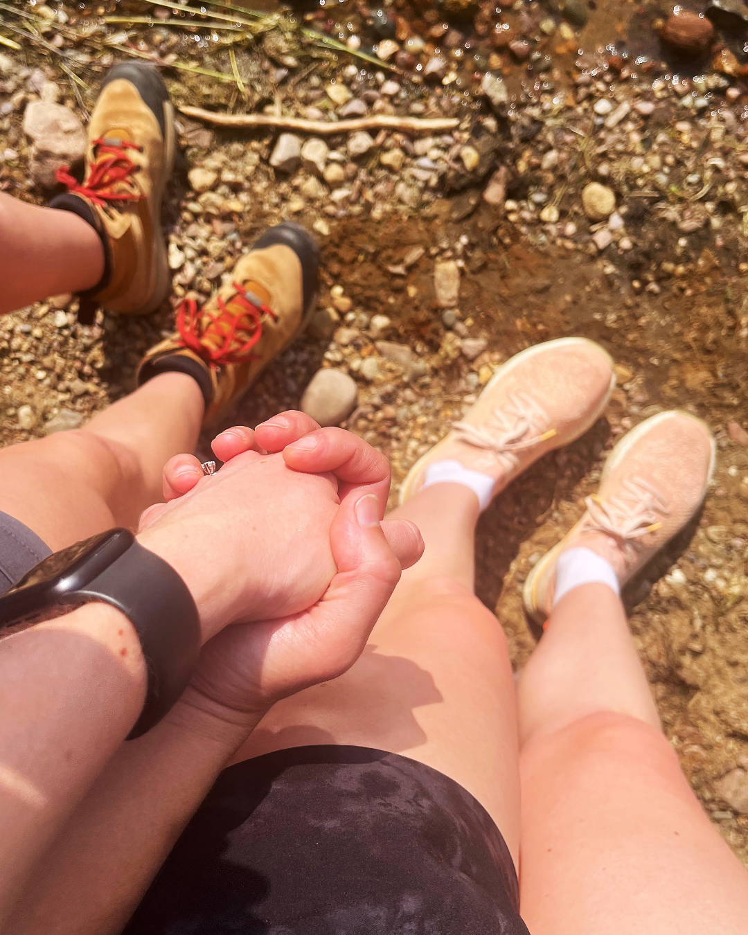 "Holding hands with my love remains one of my safest, scary states. Her hand bound in mine like our hearts intertwine—what safety, assuredness. In this bubble, I am safe. Held. Known.  Cherished. But beyond the boundaries of our love and a photos dim