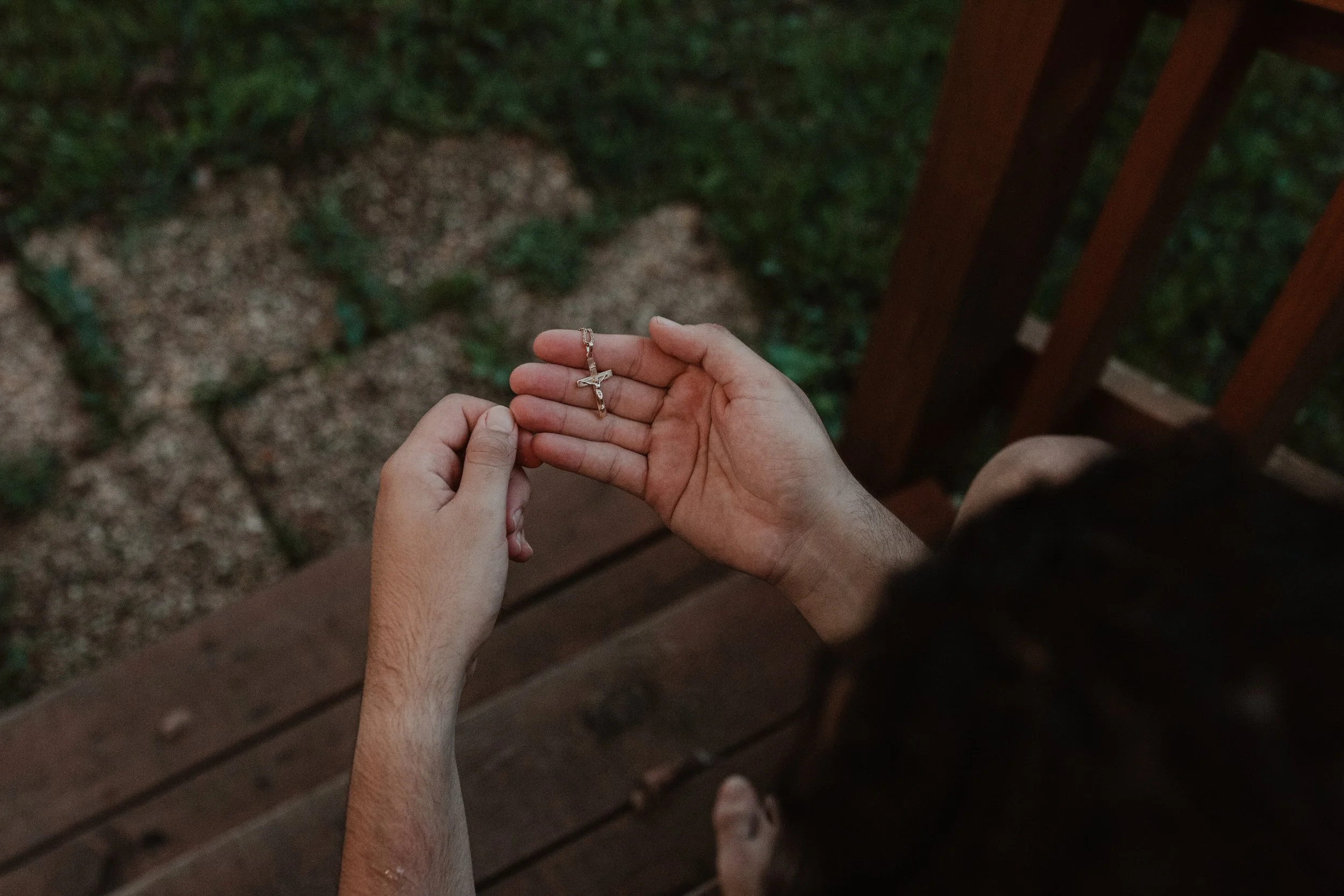 That's what I did this week with the hands and with his necklace and I thought it turned out really cool and we also photographed it at sunset, which has kind of been a theme for me throughout this project. I'll just photograph during sunset. I reall