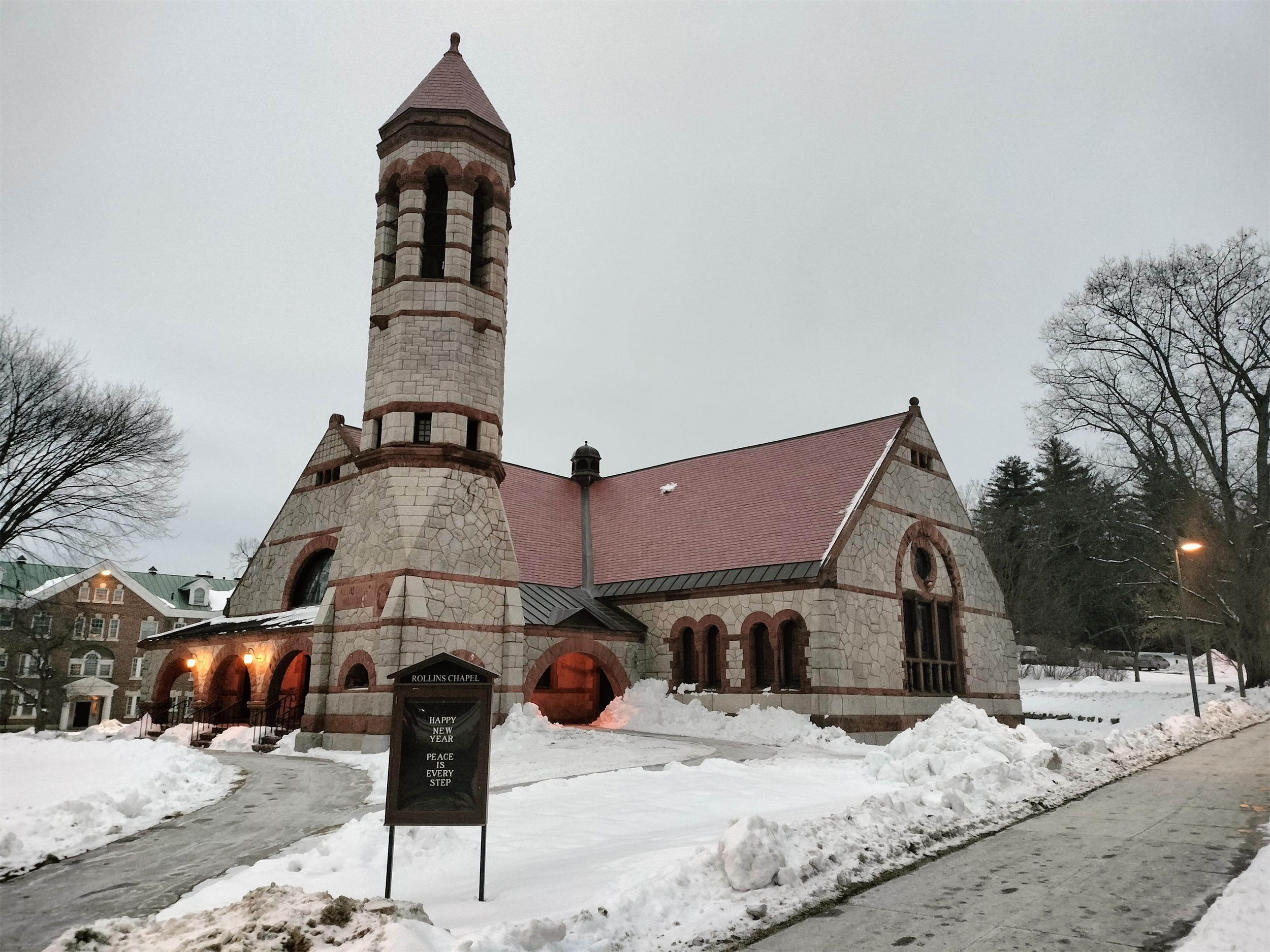 "Rollins Chapel is the spiritual surrogate home of several faith groups on campus, including my own. Having this shared space feels to me like the ideal of pluralism -- many creeds in one space."

- Nico
