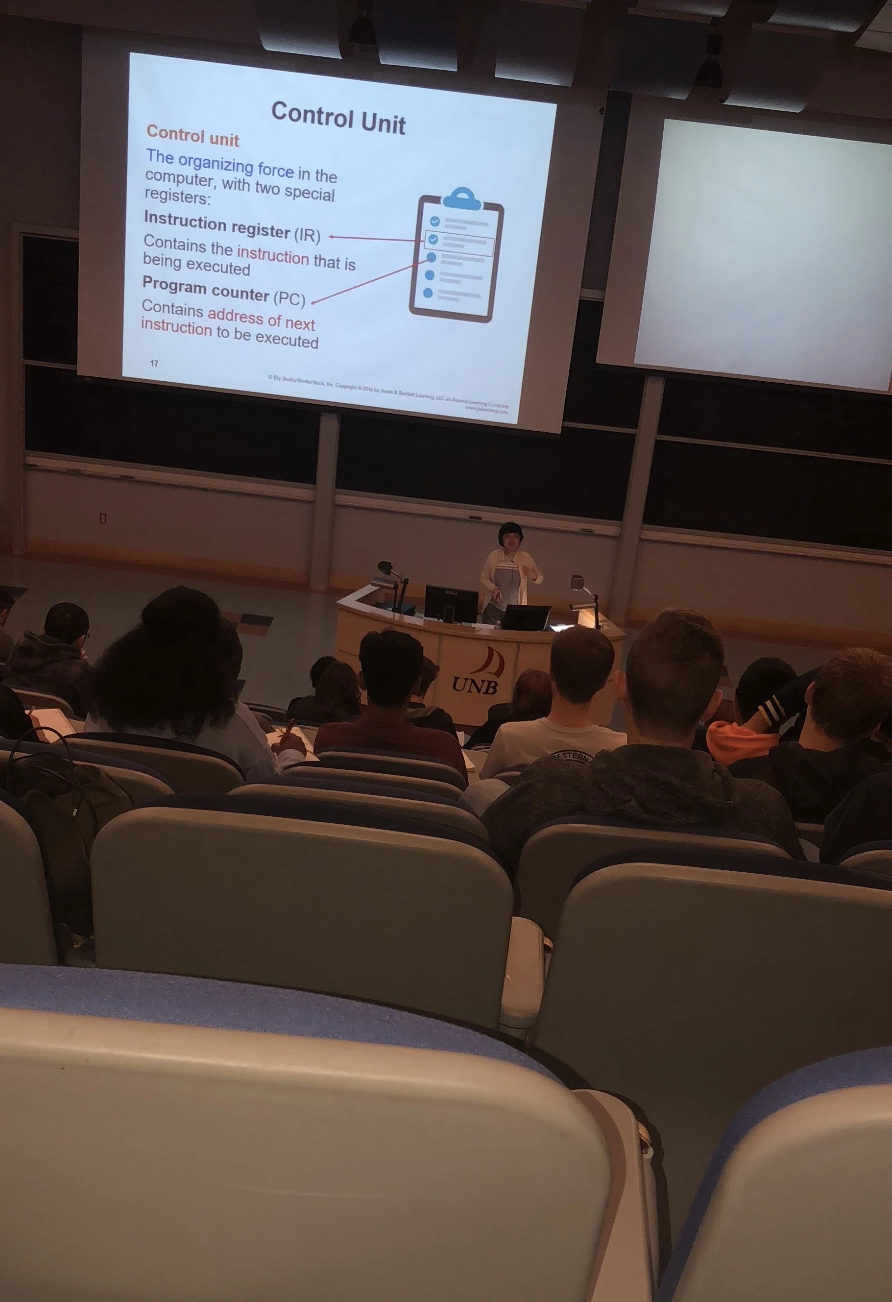 It would be helpful to have a religion class at UNB to help students understand the religions of the world.    

— Abeer