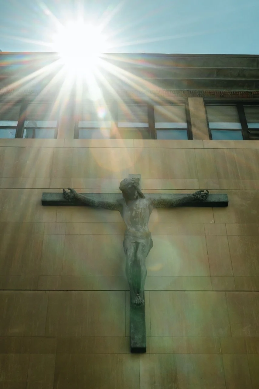 This is outside St Anthony’s Shrine in Boston. I work with the Franciscan Friars on their homeless outreach and other critical services to the community. This image represents the piety, humility and services that the community strives to embody.    
