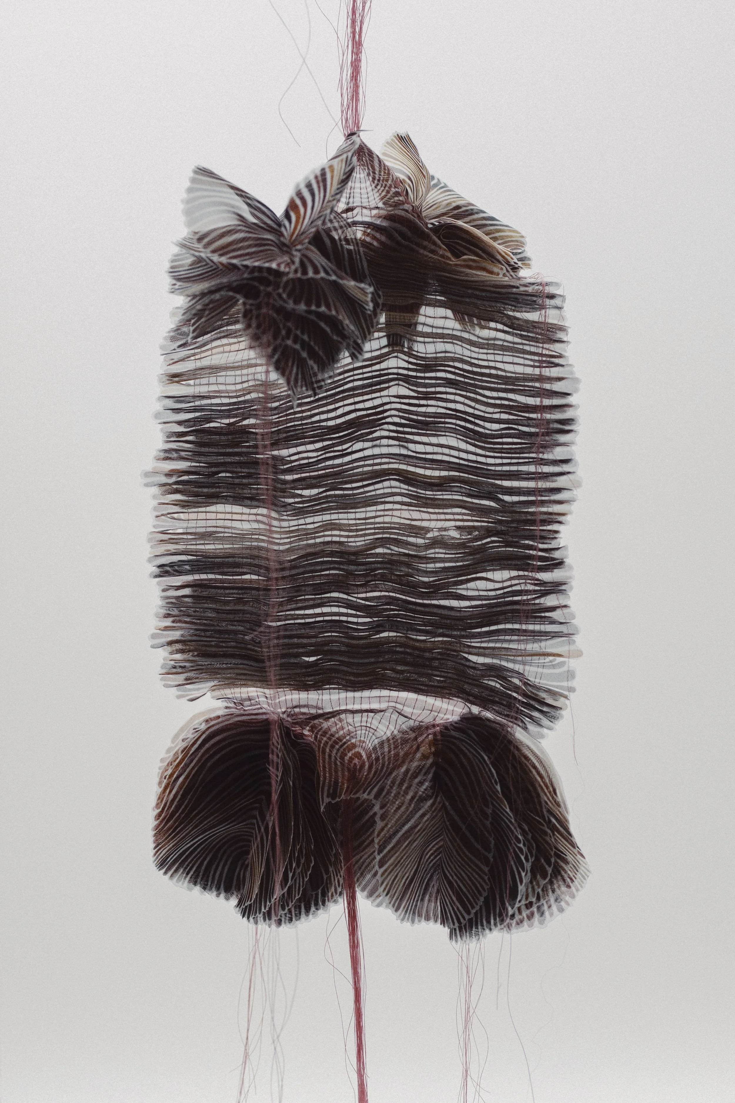 Digital printed and stitched textile