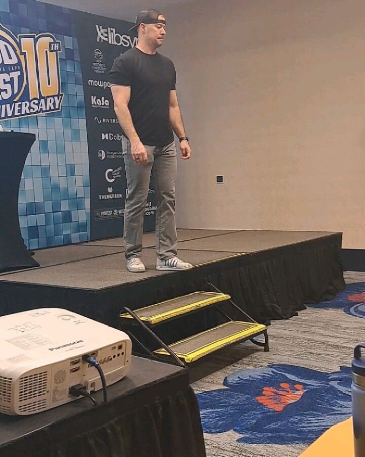 OHMYGOSH! Adam was totally giving it at this presentation today.
YES, your podcsst can be a $$-making engine - and Adam has the numbers to prove it! Can't wait to get to work with him (and DM me if you want to hear some of his brilliance 🤔).
Who wan