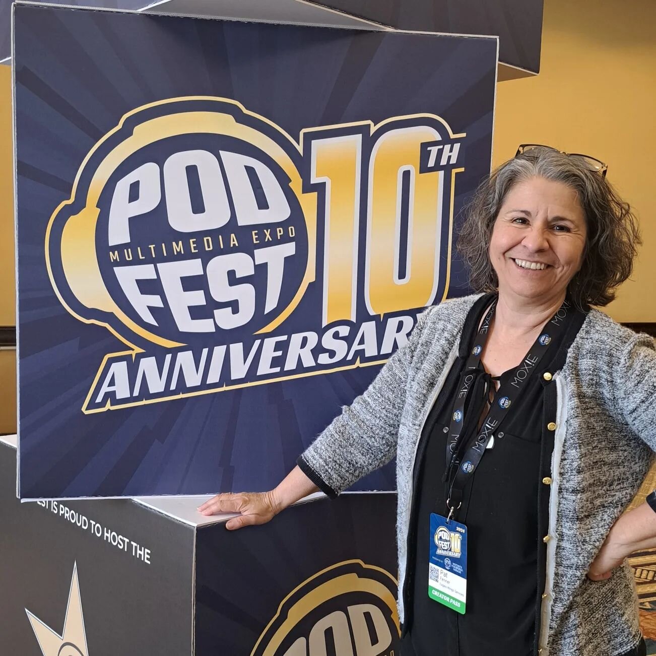 Do you ever have the opportunity to attend a conference or convention in your industry?
If you do, GO FOR IT!!!!
💯👌🏼
Attended @_podfestexpo 2024 last weekend and came back oh-so-much richer from the experience.
🎙️
Made new friends - met online &q
