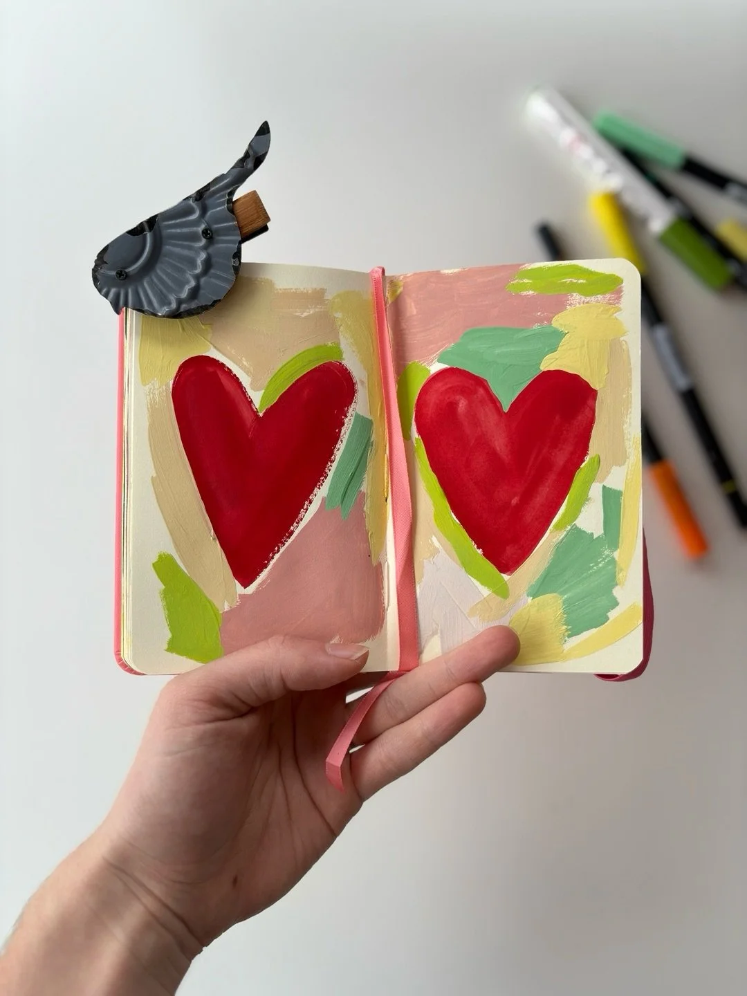 Sketchbook pages from this past year ✨ I am not quite ready for it to be 2026 y&rsquo;all, so I am reliving the past to prolong the inevitable.