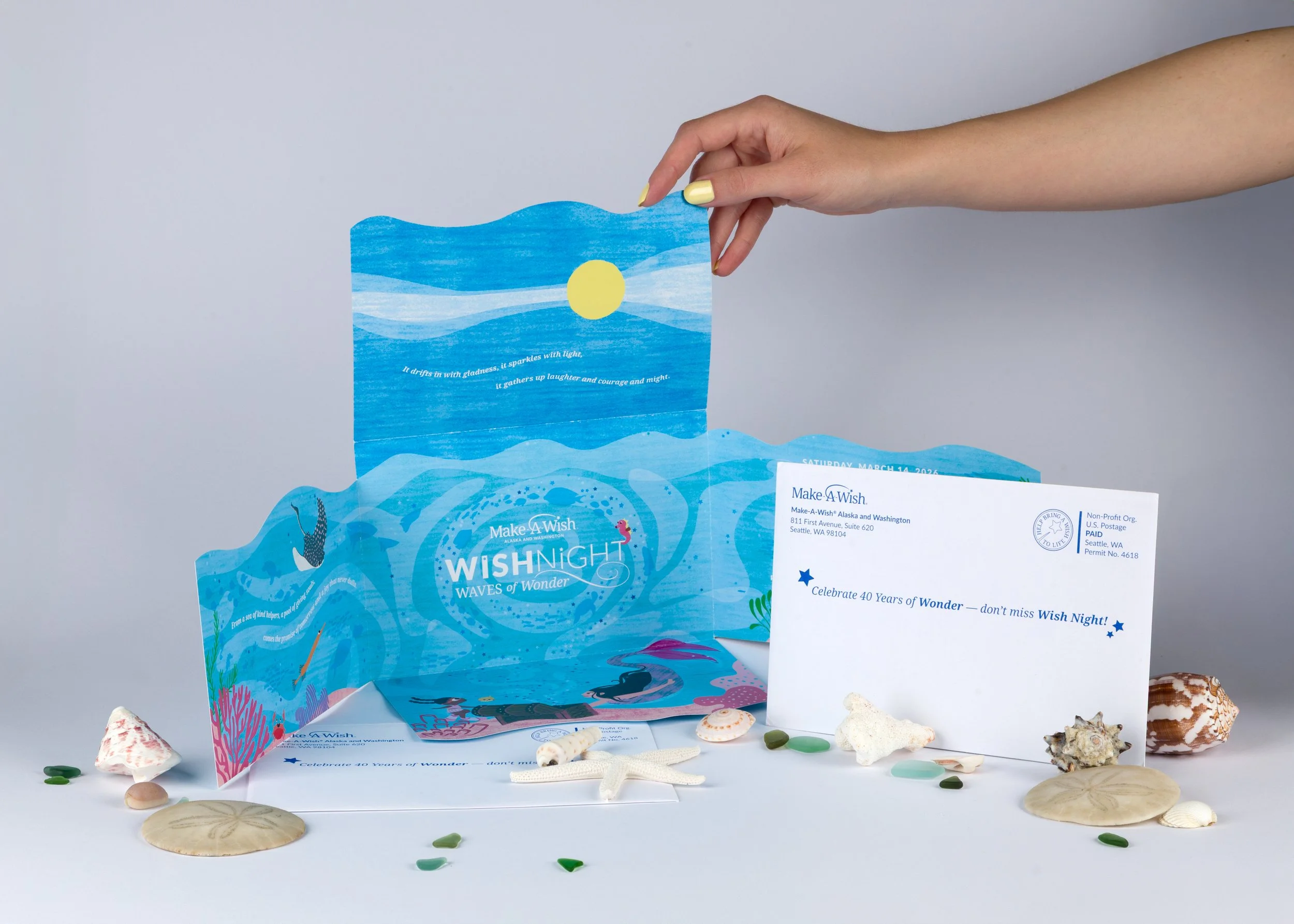 Make-a-Wish "Waves of Wonder" Gala Invitation