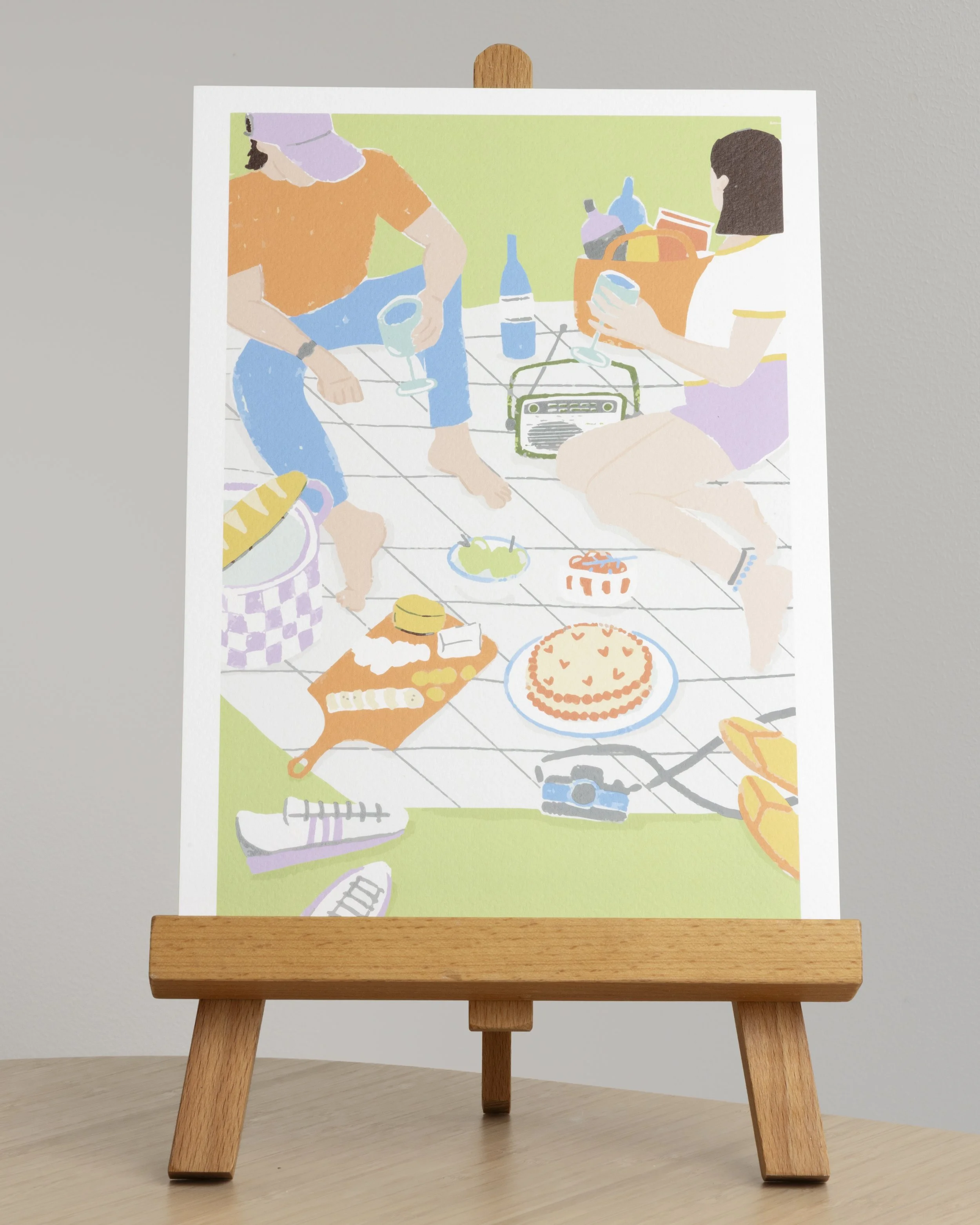 Picnic | A4 Art Print