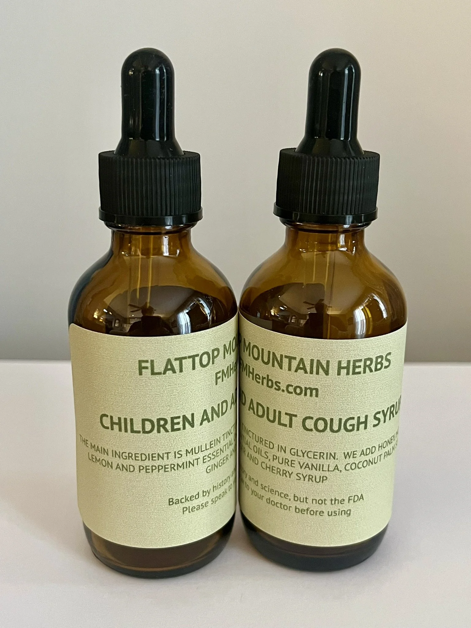 Children & Adult Cough Syrup (non-alcoholic)