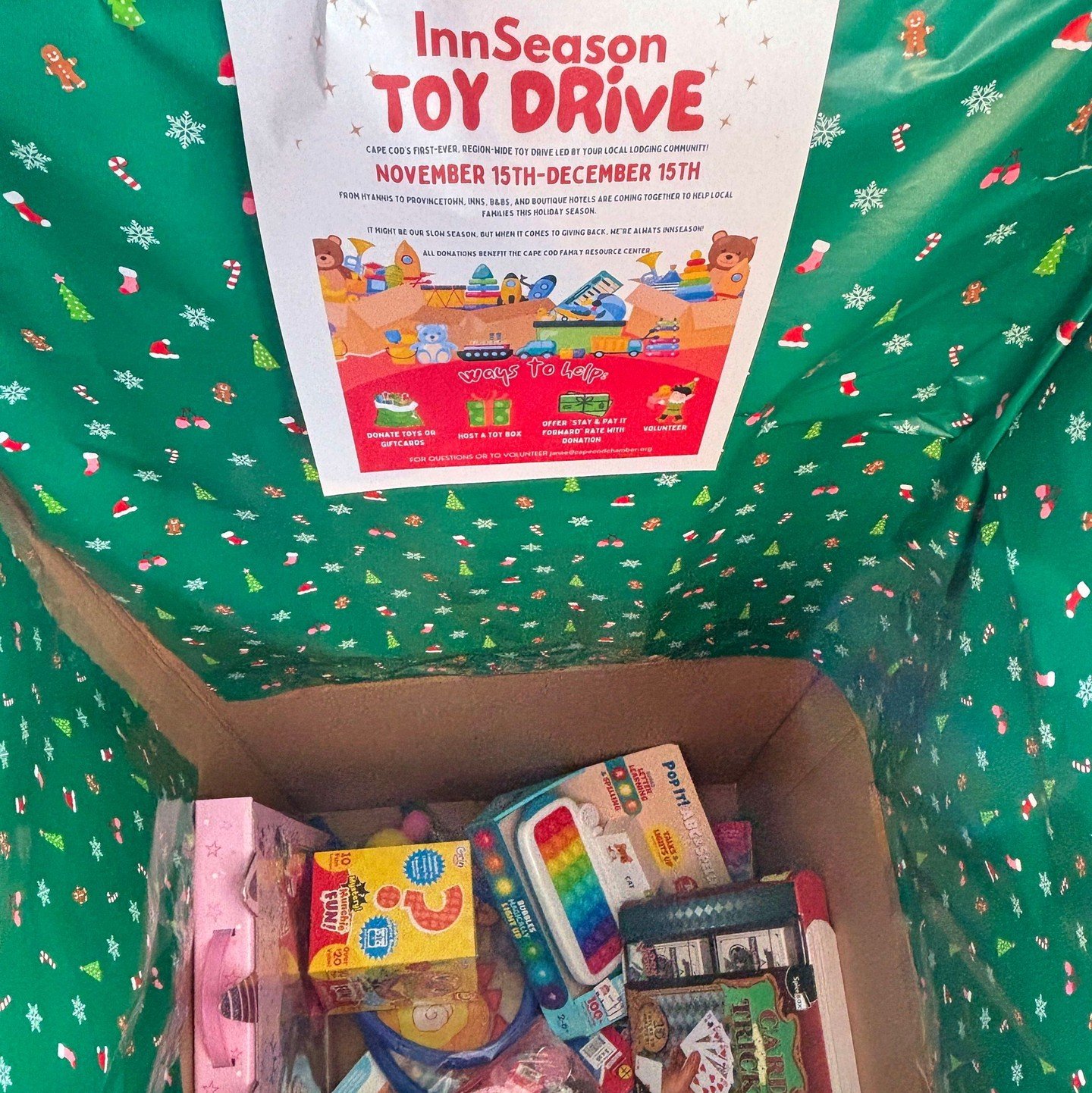 ‼️ TODAY&ndash;SATURDAY: Enjoy FREE admission when you bring a new, unwrapped toy for our holiday toy drive! ‼️

Don&rsquo;t have a toy on hand? You can purchase any children&rsquo;s toy or book from our gift shop and add it to the drive for free adm