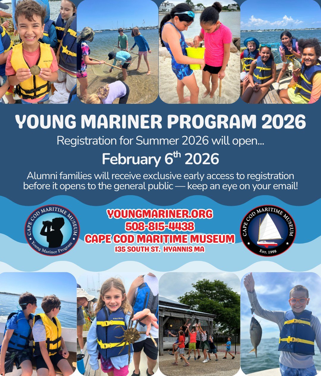 MARK YOUR CALENDARS!!!
YMP registration for Summer 2026 opens February 6! Alumni families will receive exclusive early access starting February 2 &mdash; keep an eye on your inbox!

More information about this summer is on the way&hellip; stay tuned!