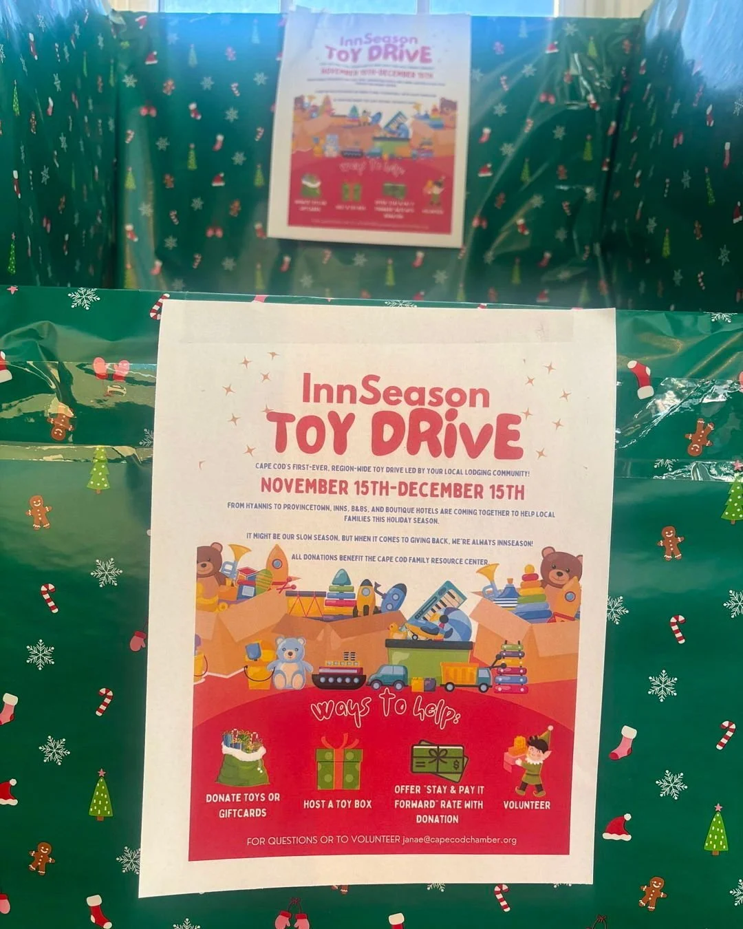 We&rsquo;re continuing our free admission offer through Friday when you bring in or purchase a toy! Help us fill this box and give back to our wonderful community this holiday season.