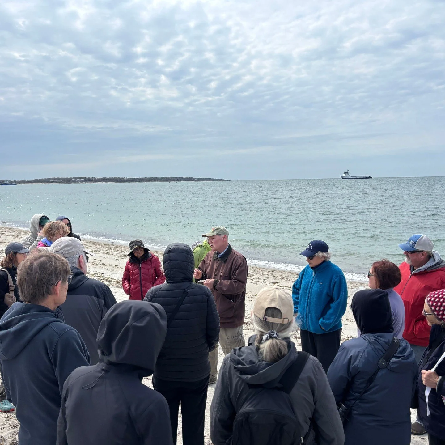 We had a fantastic turnout on Saturday for our Kalmus Beach Walk with Gil Newton and the Barnstable Land Trust! While it was a bit breezy, it made for a beautiful morning exploring the shoreline and learning about Cape Cod&rsquo;s incredible coastal 