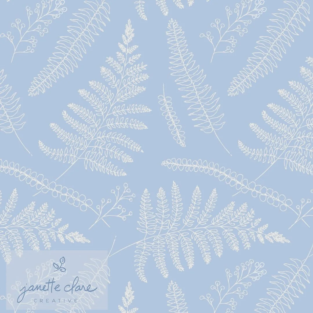 I created a pattern with my fern illustrations (because, of course 😉)
And my niece made them into gifts for the bridesmaids for my daughter&rsquo;s wedding 🌿

#artistsofinstagram 
#spoonflower 
#spoonflowerdesigner 
#spoonflowerfabric