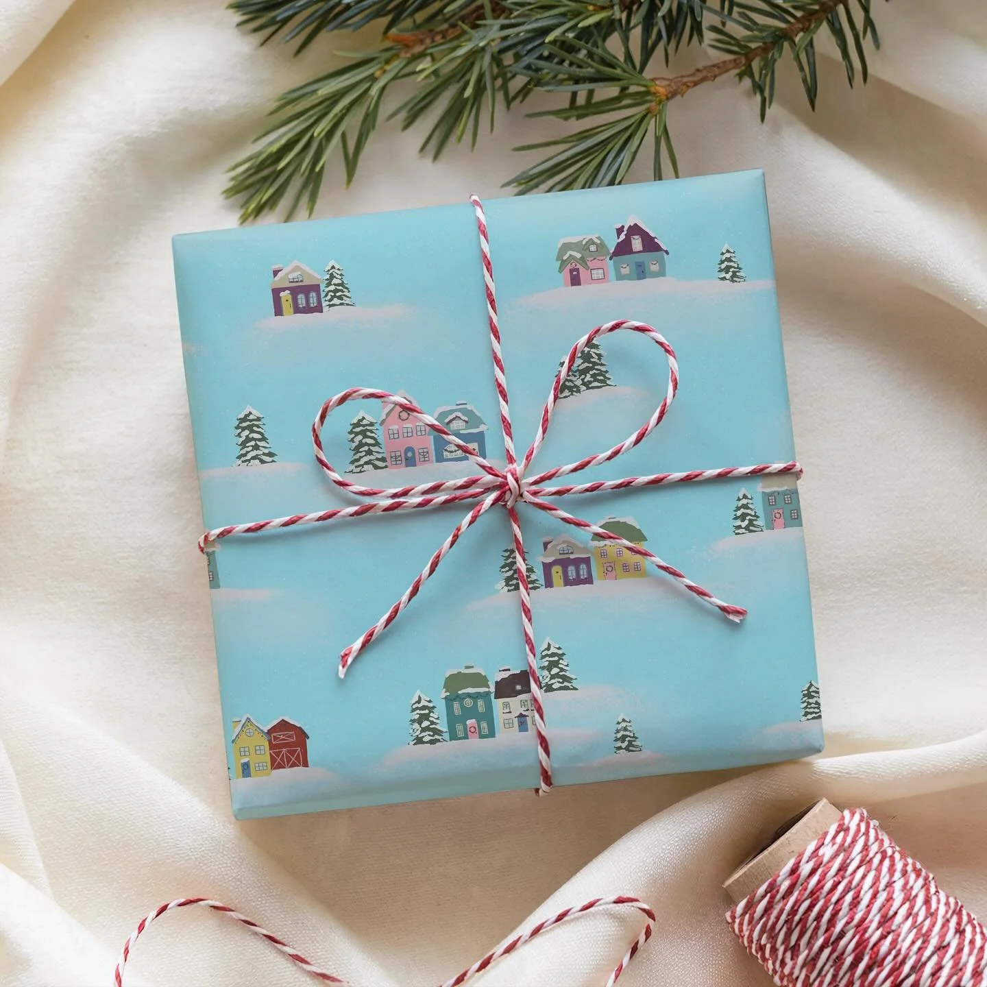 A little collection of my holiday prints based on a Quiet Holiday Village 

#christmas 
#christmaswrapping 
#etsysellers 
#artistsofınstagram 
#christmastime