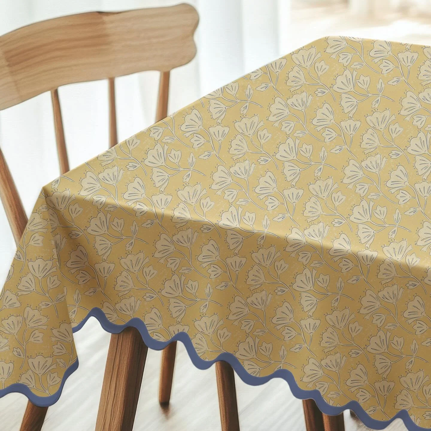 A summer tablecloth ☀️
.
#summertime #summerpattern #summertablecloth #artistsofinstagram #spoonflower