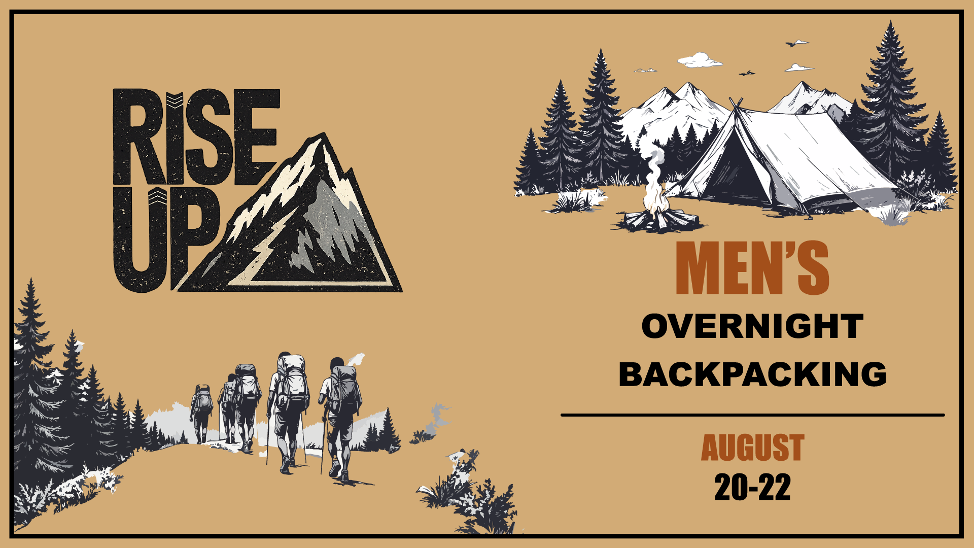 Rise Up Men's Backpacking Overnight