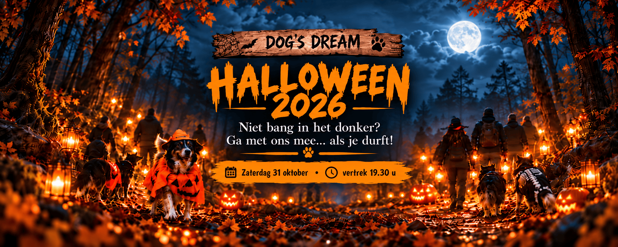 Halloween wandeling