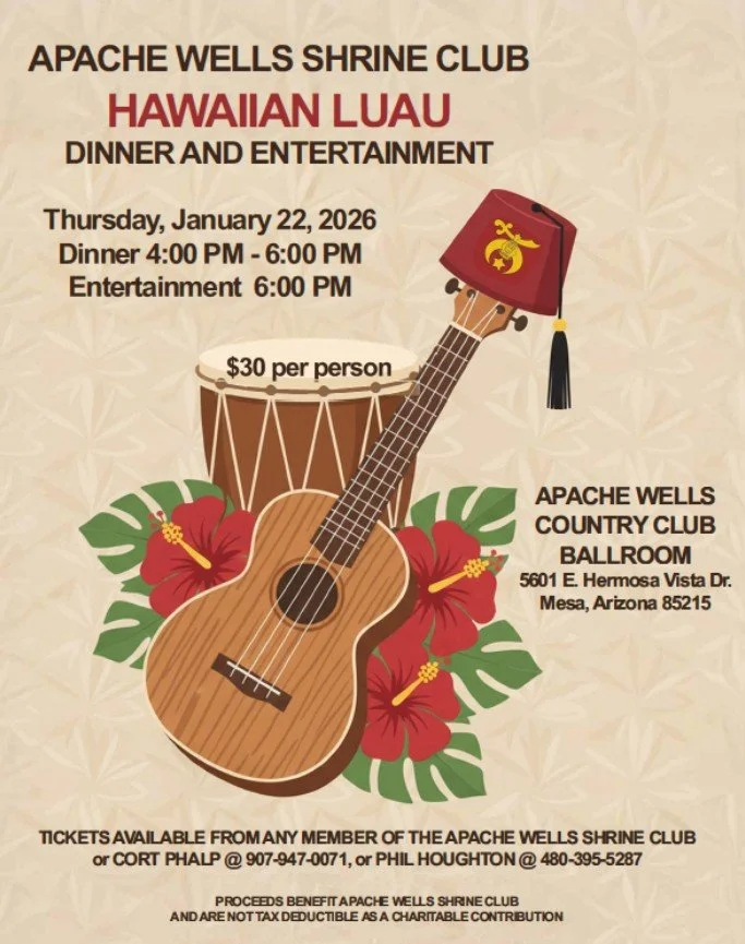 Apache Wells Shrine Club - Hawaiian Luau