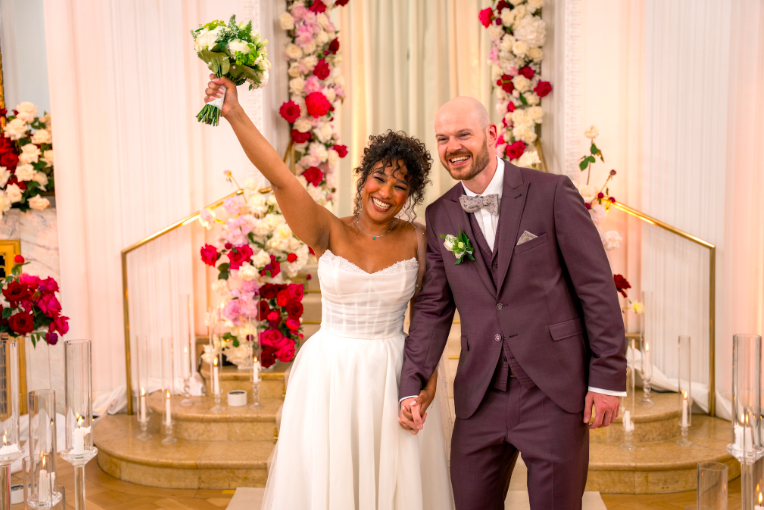 Josy and Gunnar's Wedding from Love is Blind: Germany, wedding vow inspiration curated by NYC wedding officiant, Once Upon A Vow