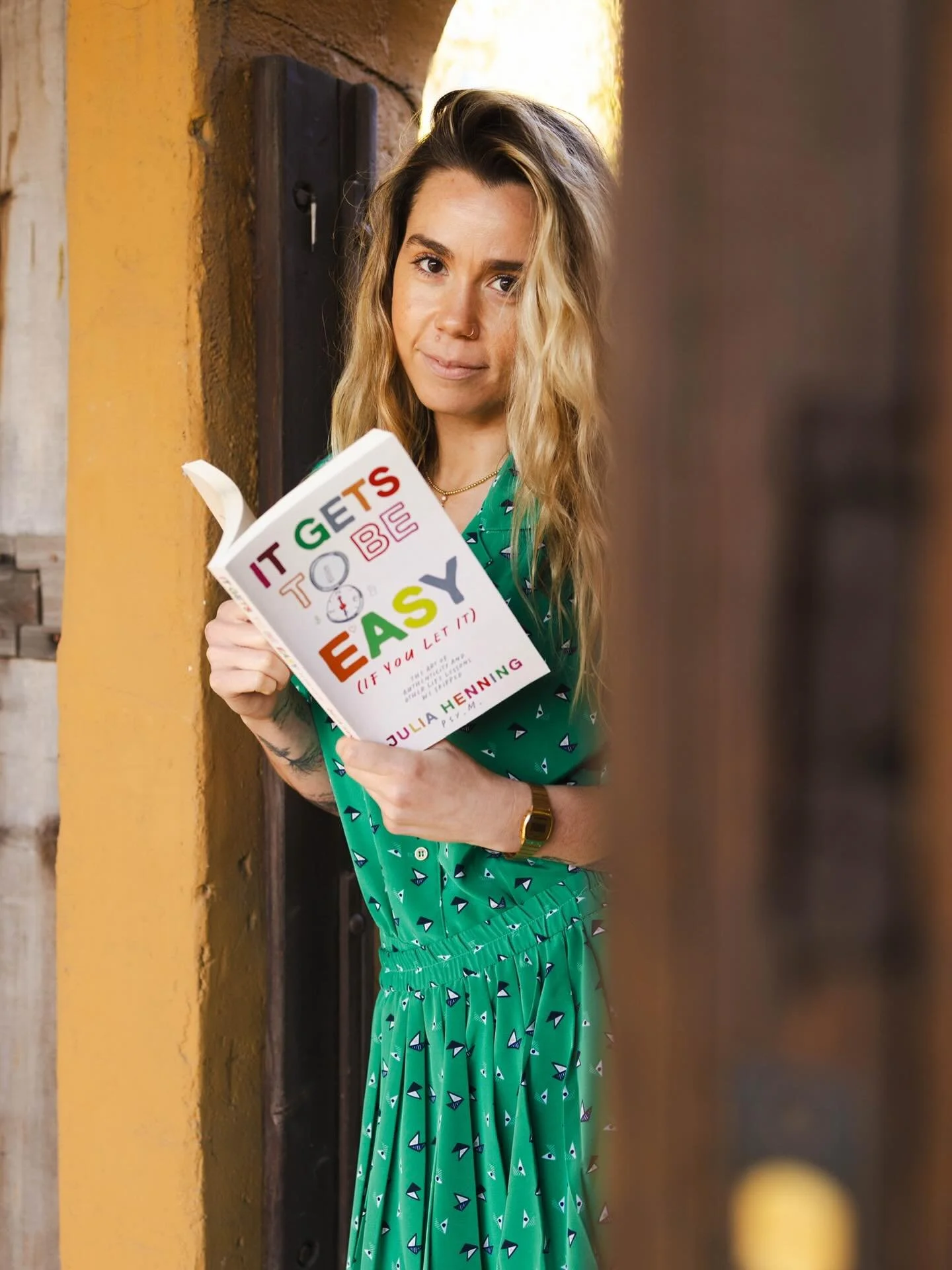 One year ago today, It Gets to Be Easy came into the world. 

I was trying to distract myself from launch day; hiking with too many feelings and getting a massage to keep myself from refreshing Amazon every five minutes. And then my publisher texted: