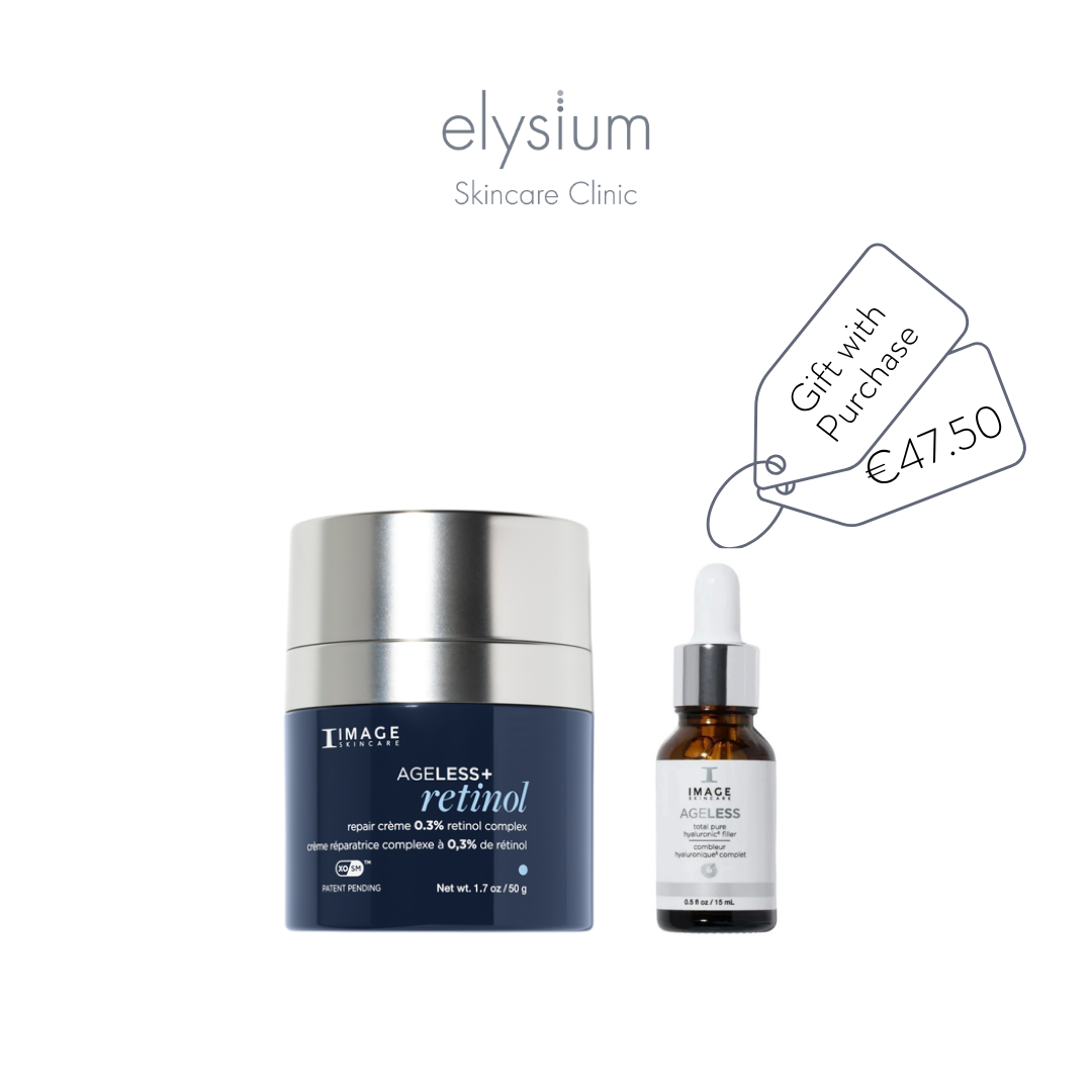 AGELESS+ Retinol Repair Crème 0.3% Retinol Complex + FREE 15ml Ageless Hyaluronic Filler Serum worth €47.50