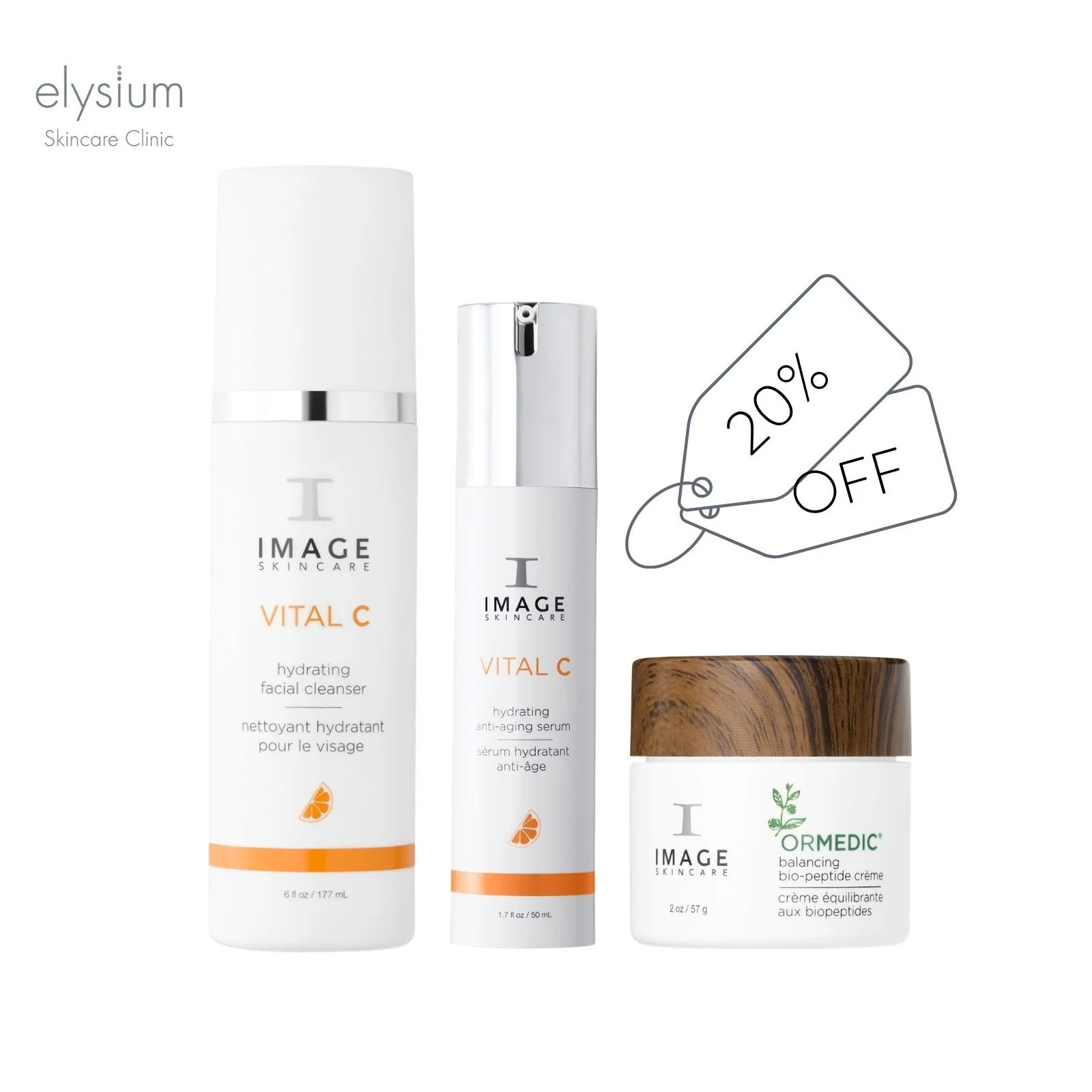 Image Skincare Bundle - Vital C and Ormedic Collection 20% OFF