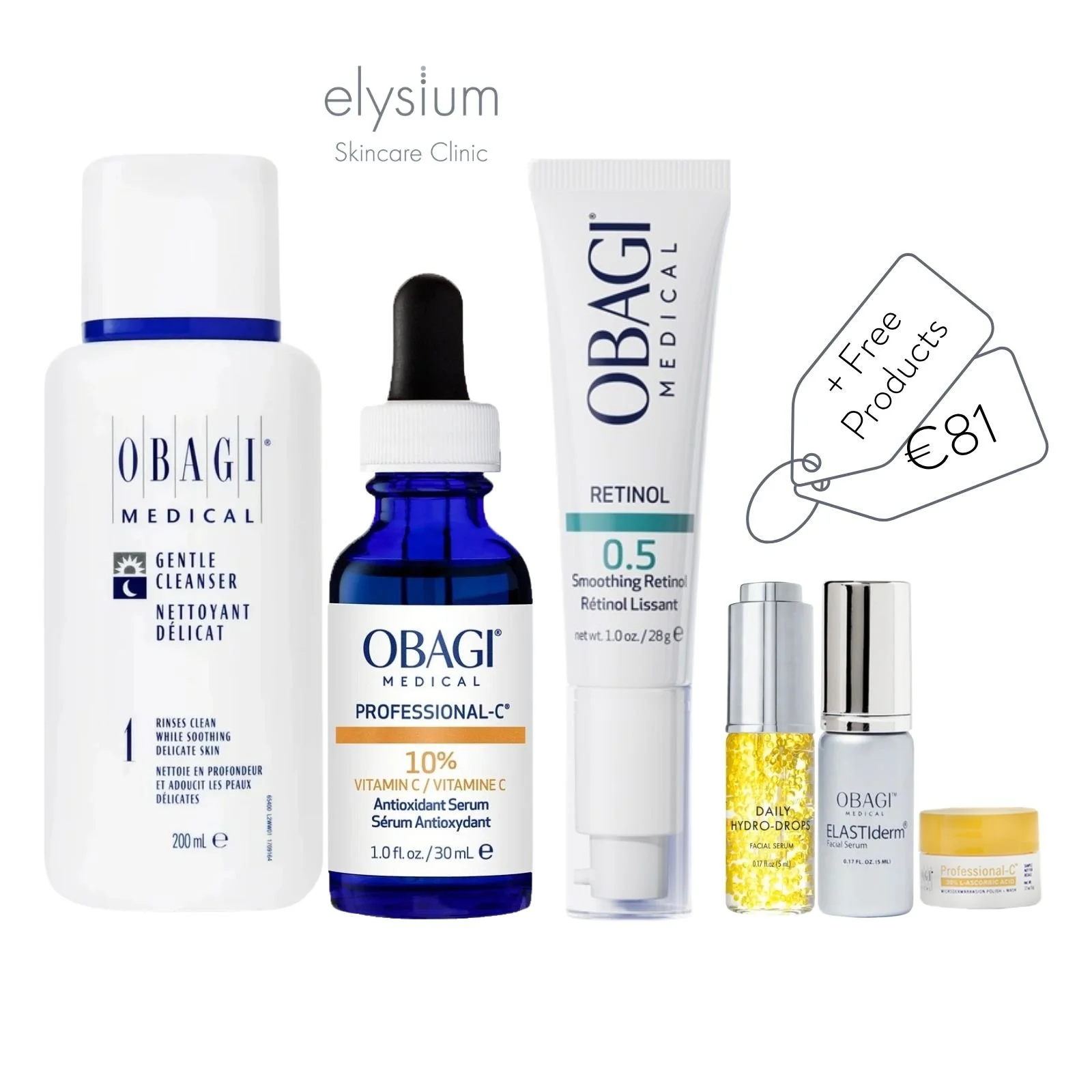 Obagi Medical Bundle + FREE Mini Products worth €81.00