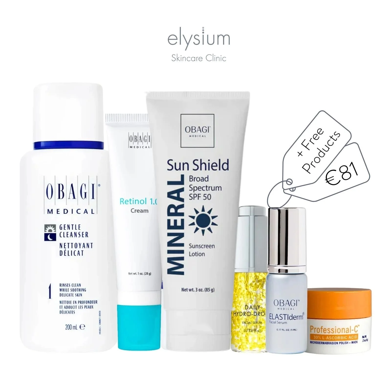 Obagi Medical Bundle  + FREE Mini Products worth €81.00