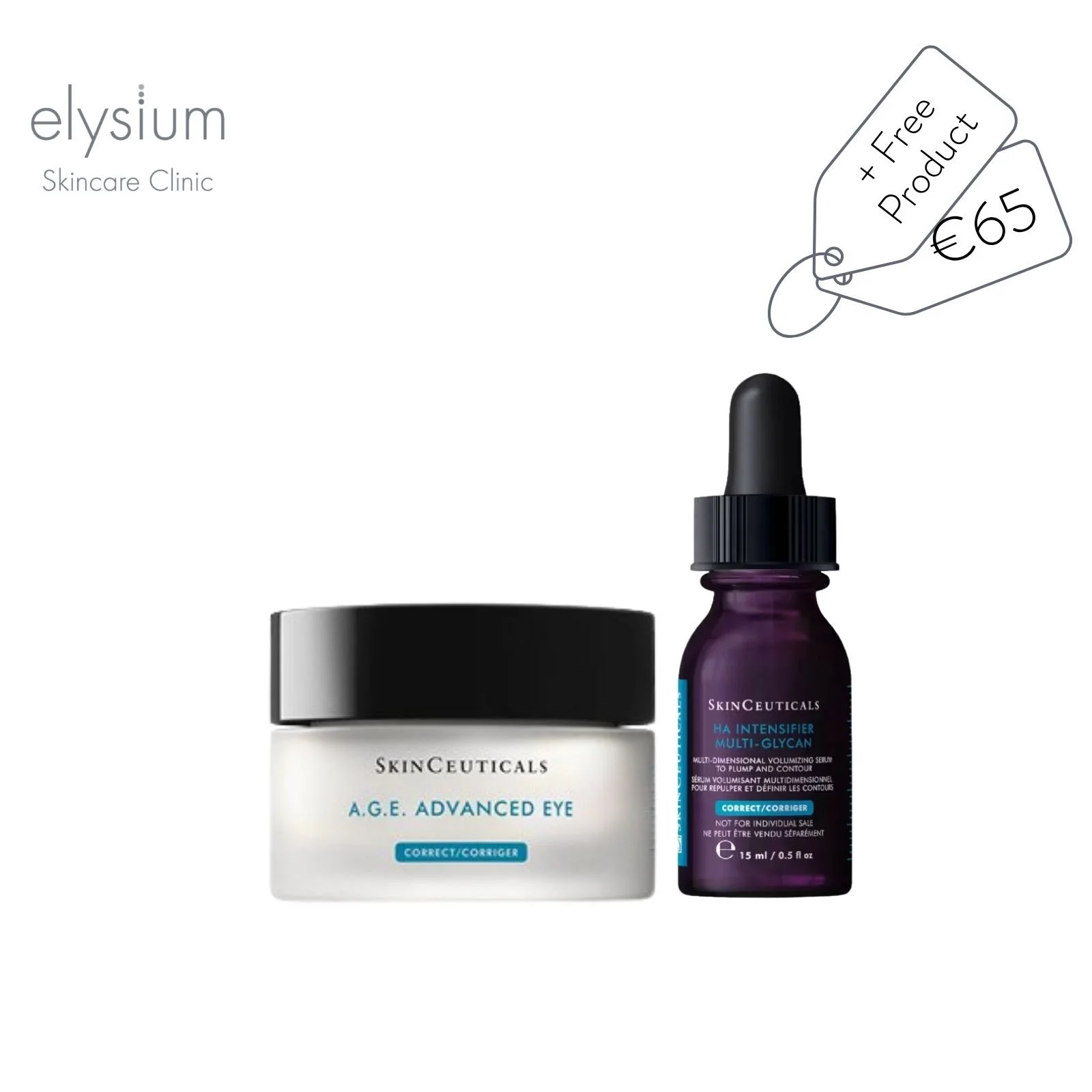 A.G.E. Eye Complex 15ml + FREE 15ml HA Intensifier Multi- Glycan worth €65.00