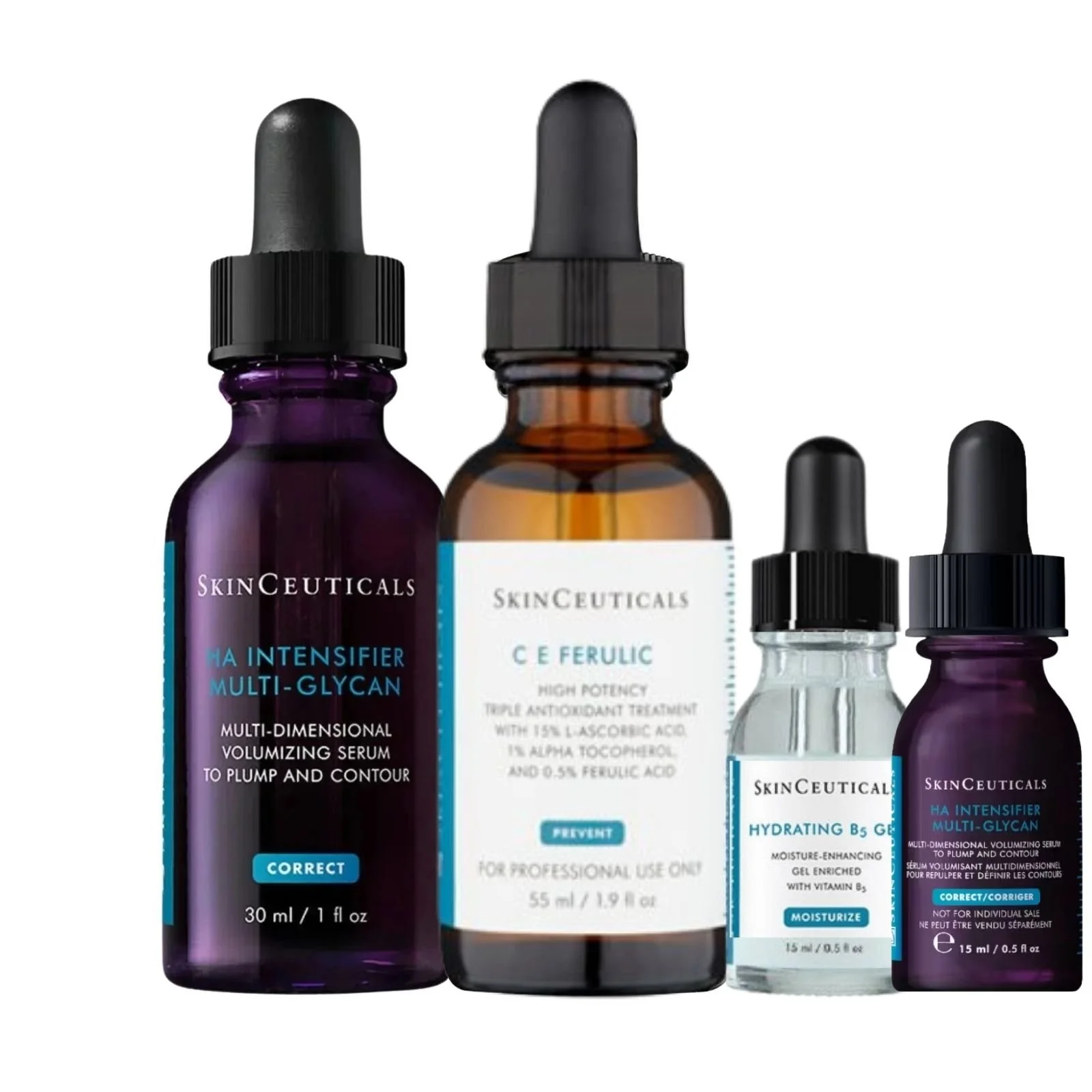 CE Ferulic 30ml + H.A Intensifier Multi-Glycan 30ml + FREE 15ML HA Intensifier Multi- Glycan and  FREE 15ml Hydrating B5 serum worth €114