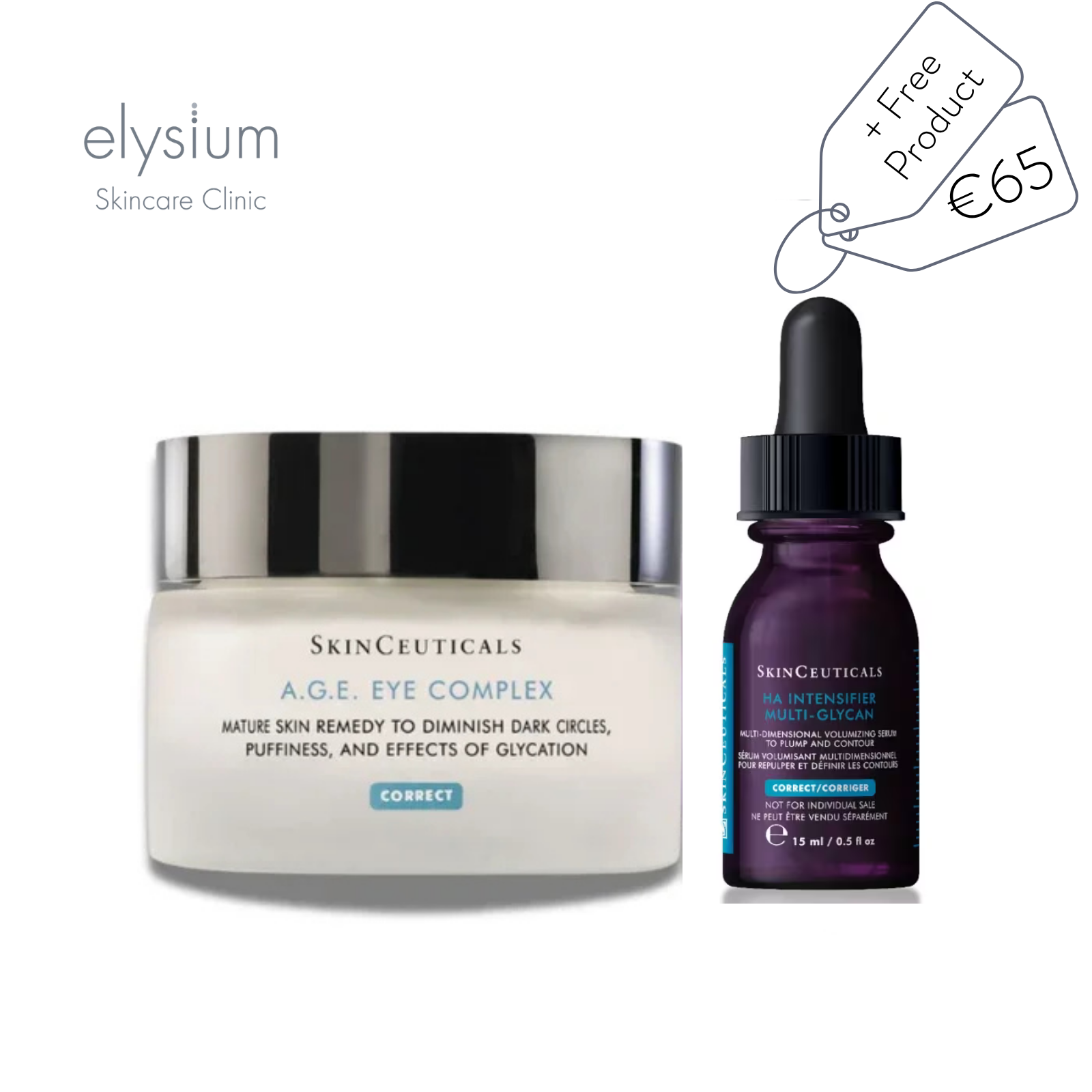 A.G.E. Eye Complex 15ml + FREE 15ml HA Intensifier Multi- Glycan worth €65.00