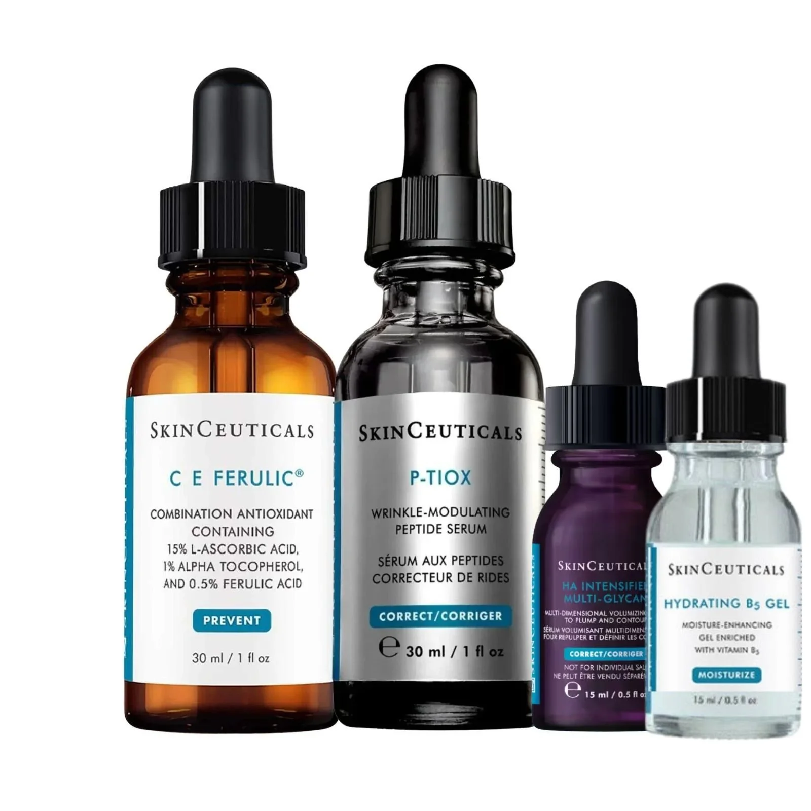CE Ferulic 30ml + P-Tiox 30ml + FREE 15ML HA Intensifier Multi- Glycan and 15ml Hydrating B5 serum worth €114
