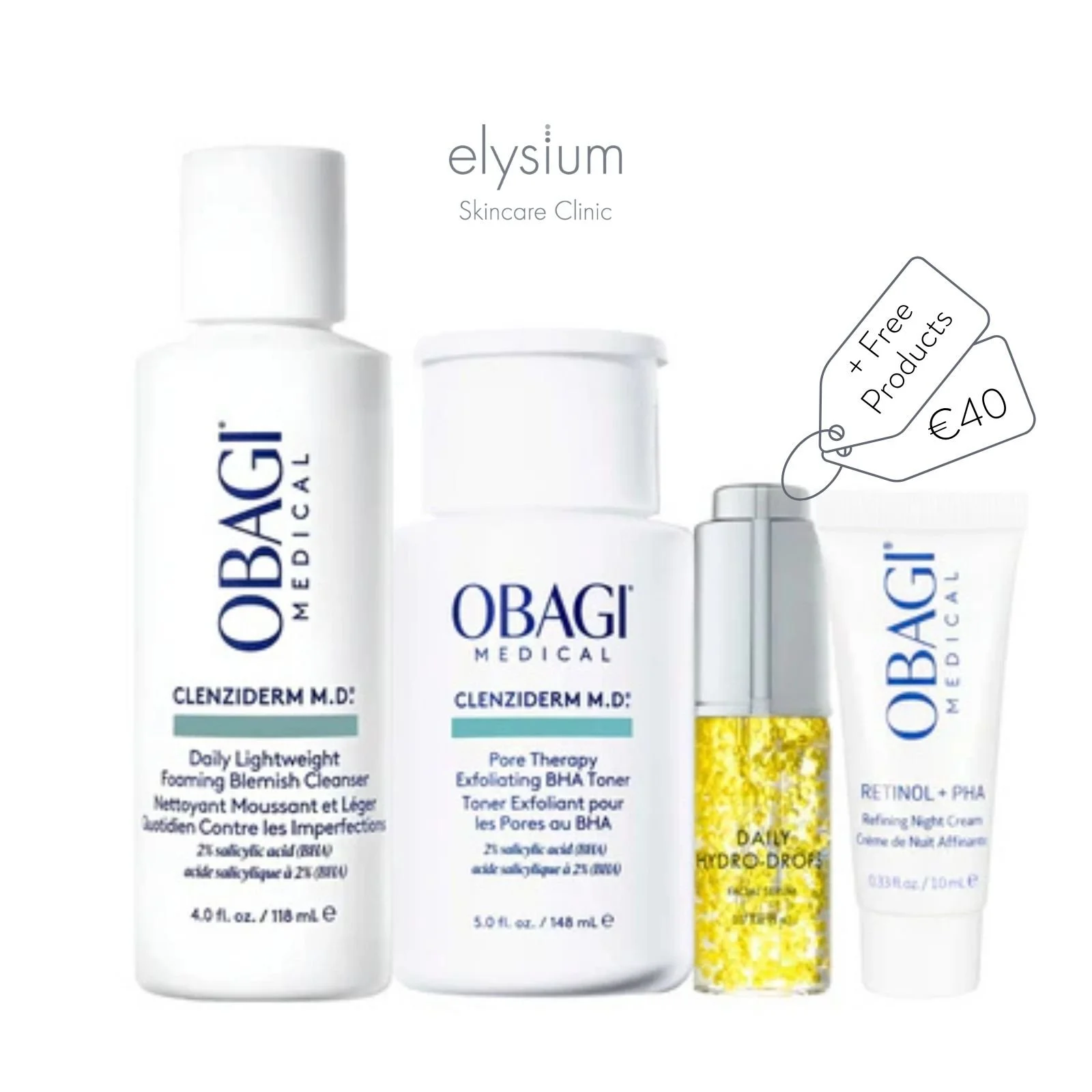Obagi Medical Bundle + FREE Mini Products worth € 40.00