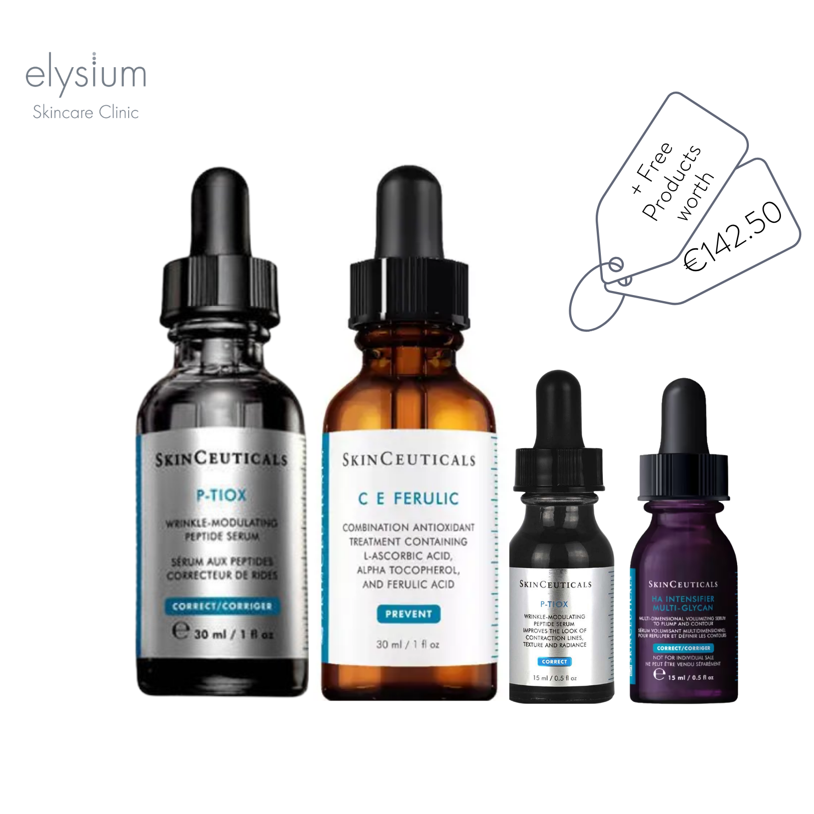 CE Ferulic + P-Tiox with Free products worth €142.50
