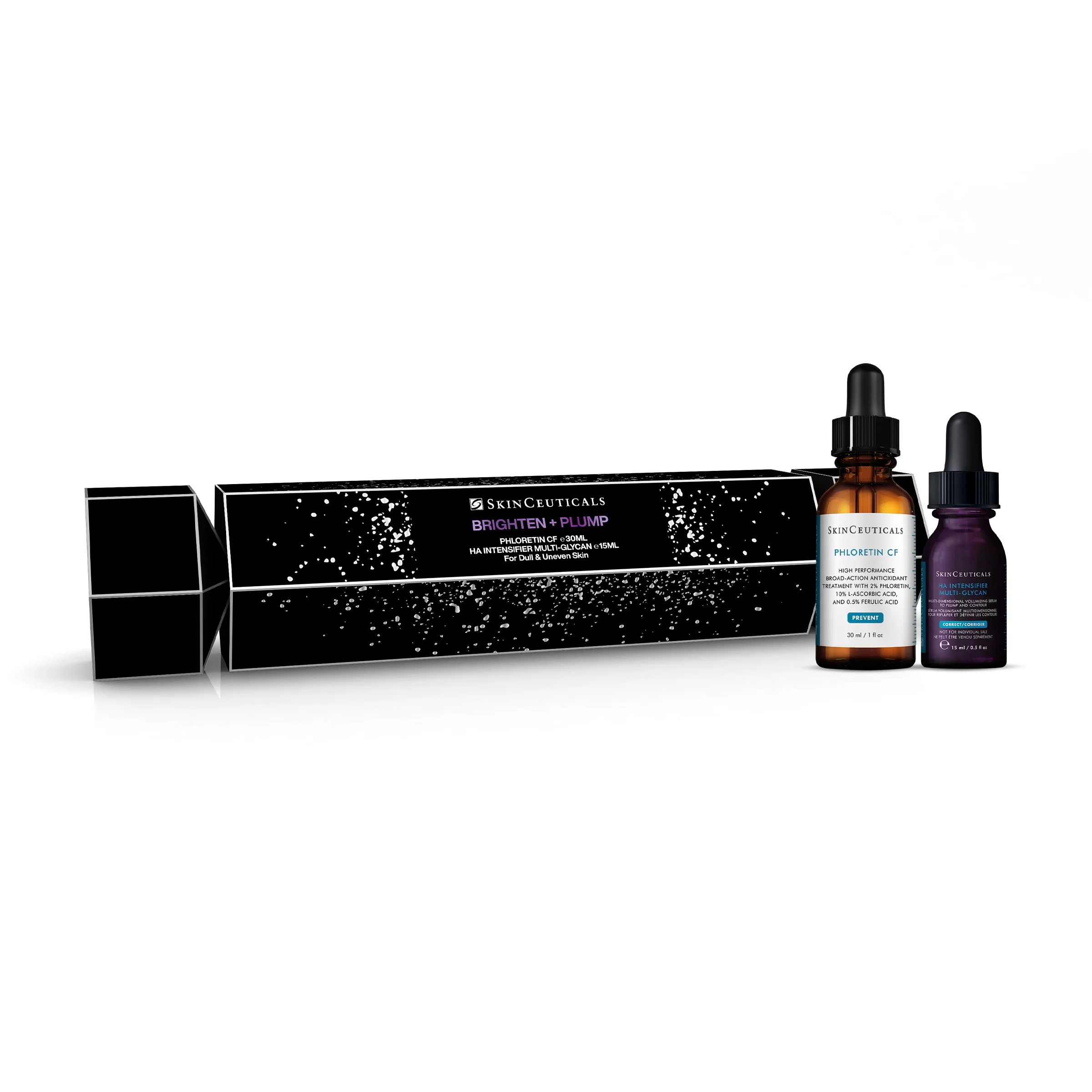 Brighten + Plump ( Phloretin CF 30 ml + FREE H.A Intensifier Multi-Glycan 15ml)