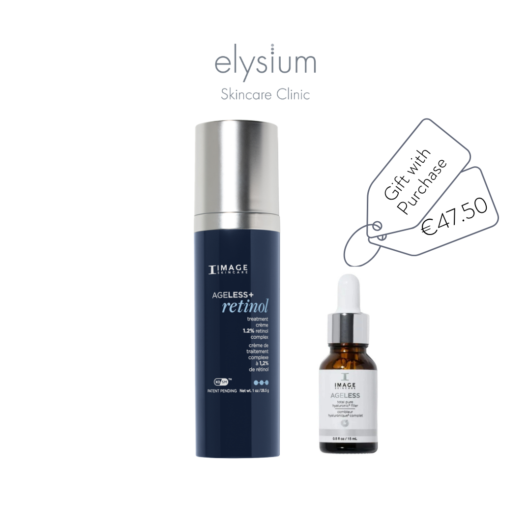 AGELESS+ Treatment Crème 1.2% Retinol Complex + FREE 15ml Ageless Hyaluronic Filler Serum worth 47.50