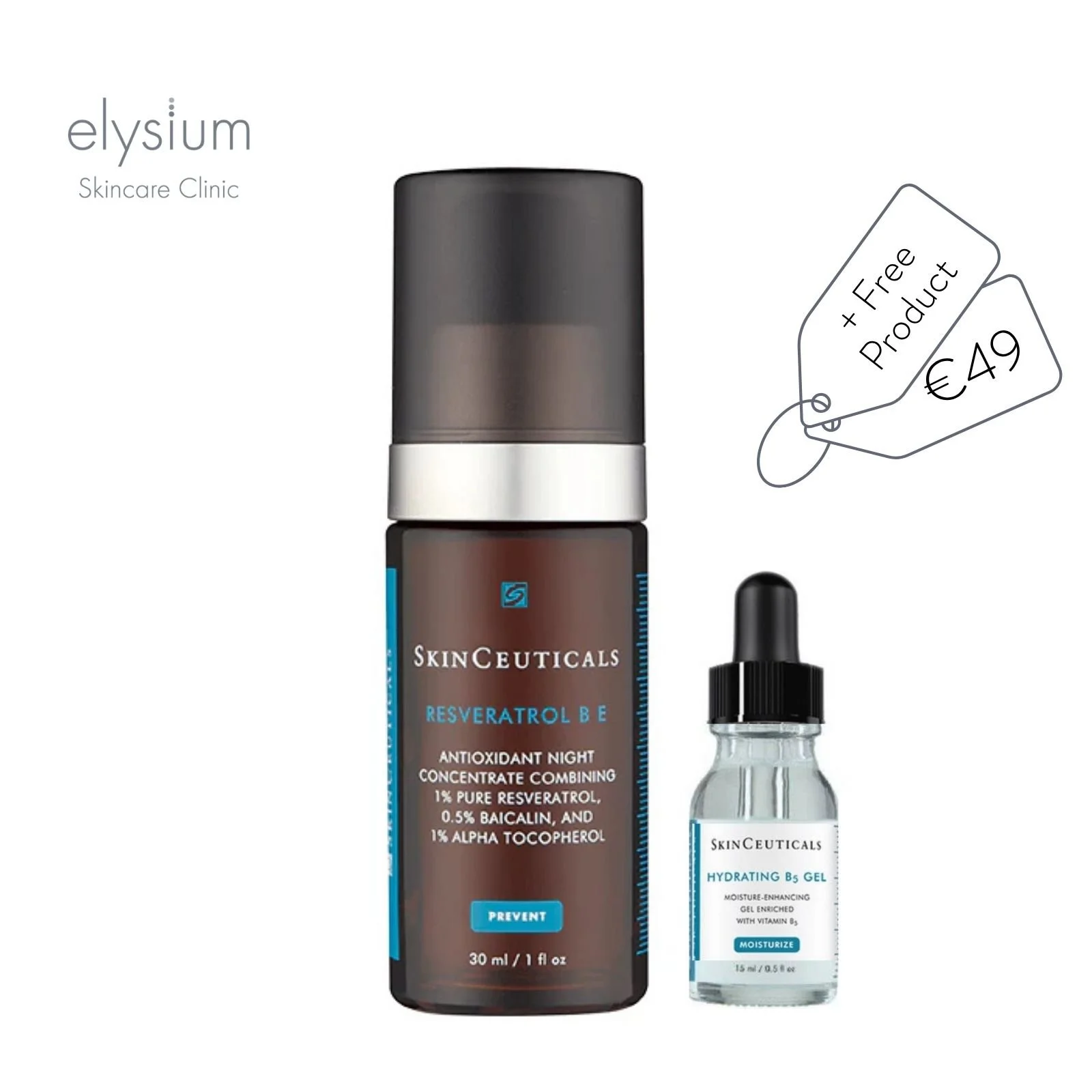 Resveratrol BE + FREE 15ml Hydrating B5 Serum worth €49.00