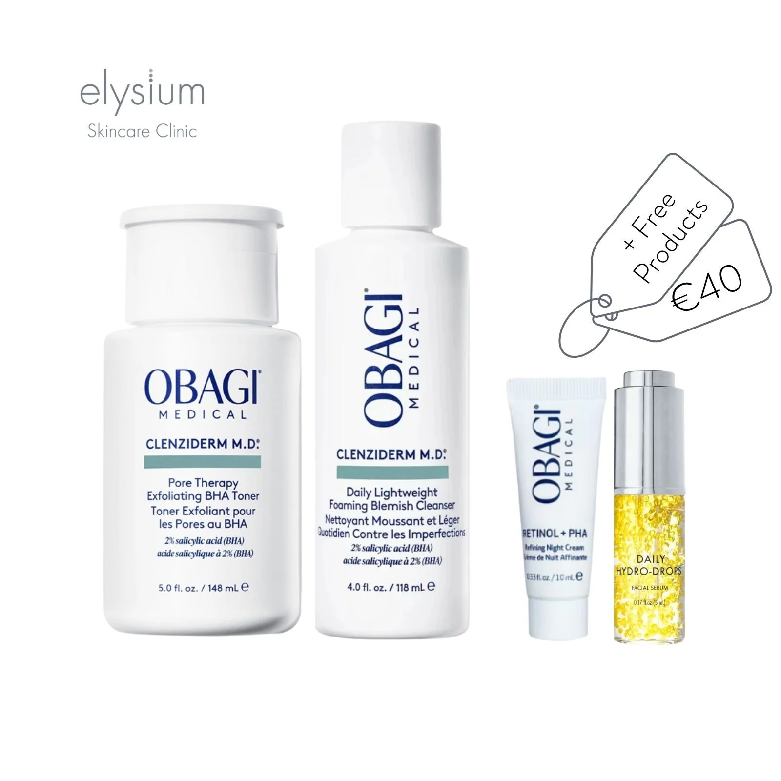 Obagi Medical Bundle + FREE Mini Products worth € 40.00